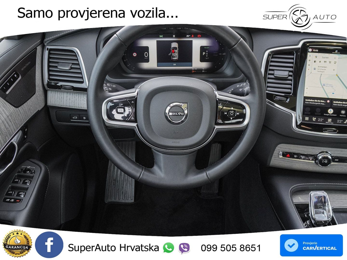 Volvo XC90 2.0 T8 AWD Automatic ACC+HEAD+4xGR SJED+360+PANO