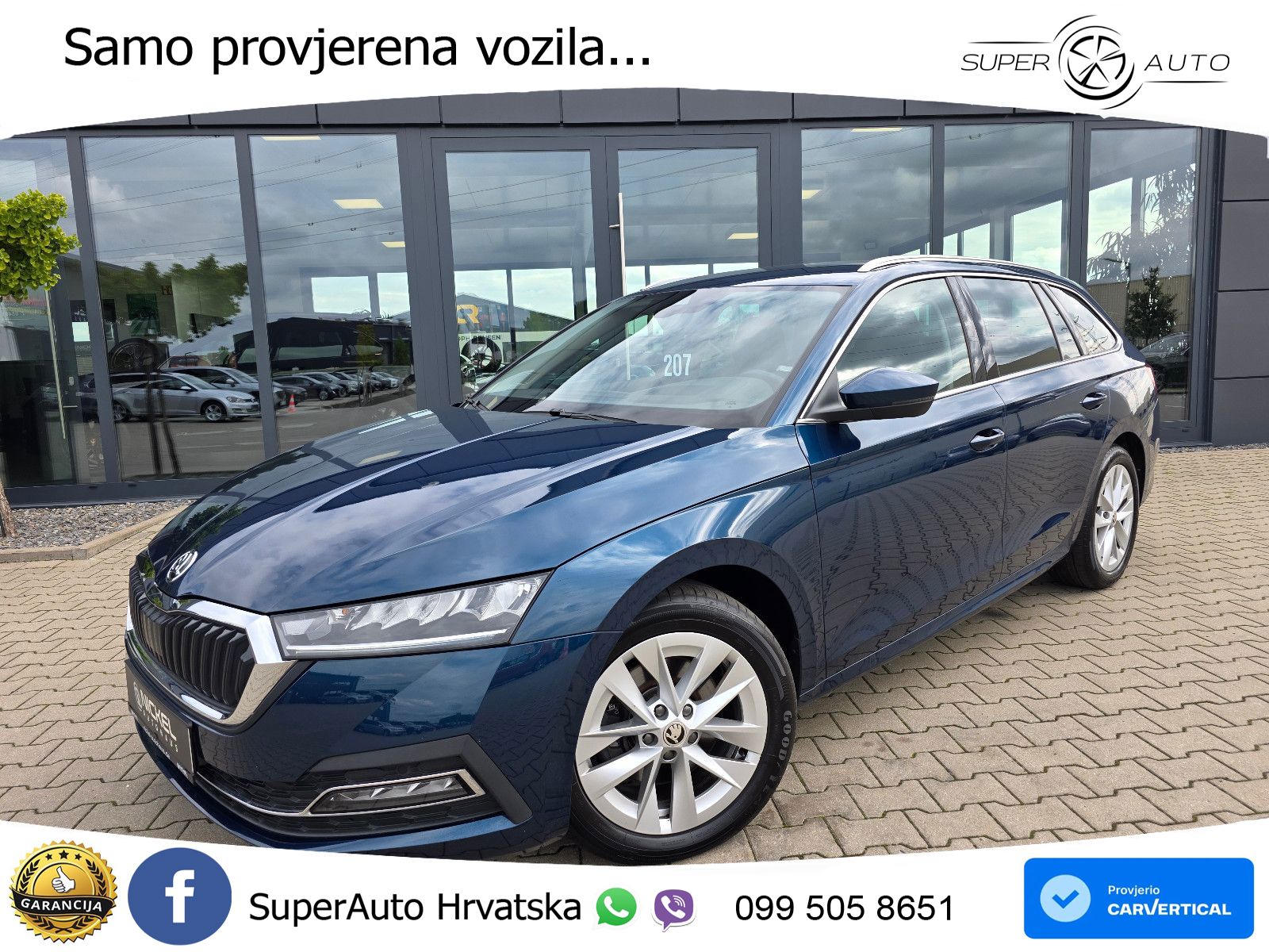 Škoda Octavia Combi 2.0 TSI (190 KS) 4x4 DSG LED+GR SJED+ACC