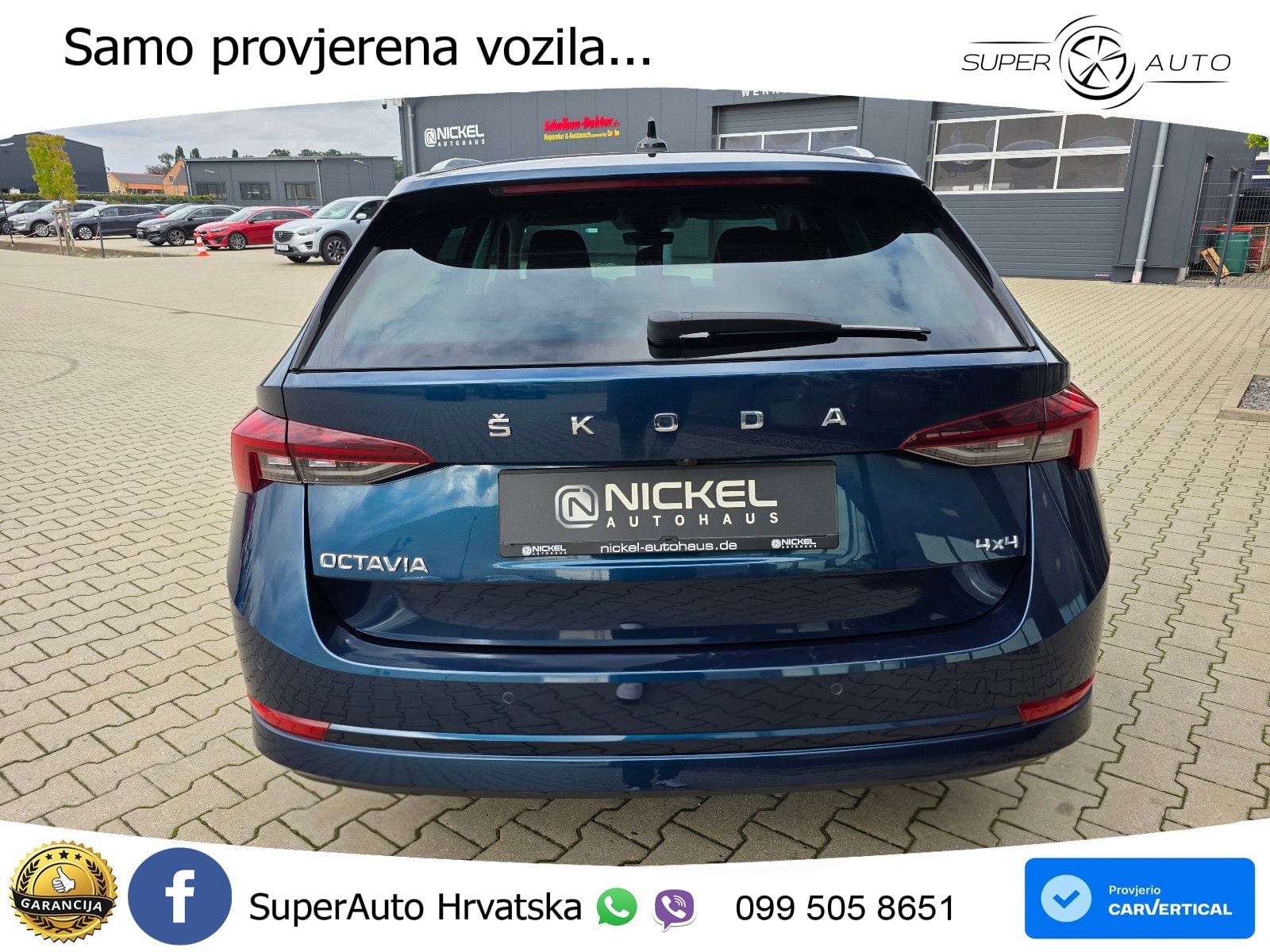 Škoda Octavia Combi 2.0 TSI (190 KS) 4x4 DSG LED+GR SJED+ACC