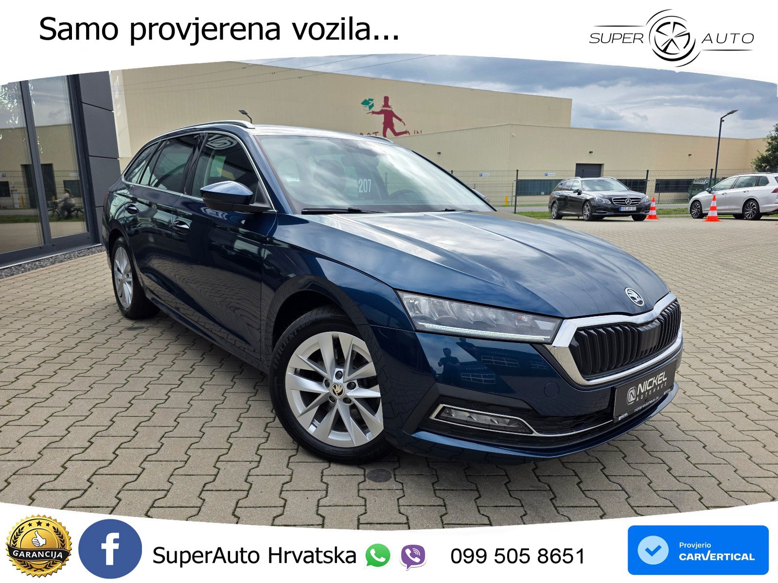 Škoda Octavia Combi 2.0 TSI (190 KS) 4x4 DSG LED+GR SJED+ACC
