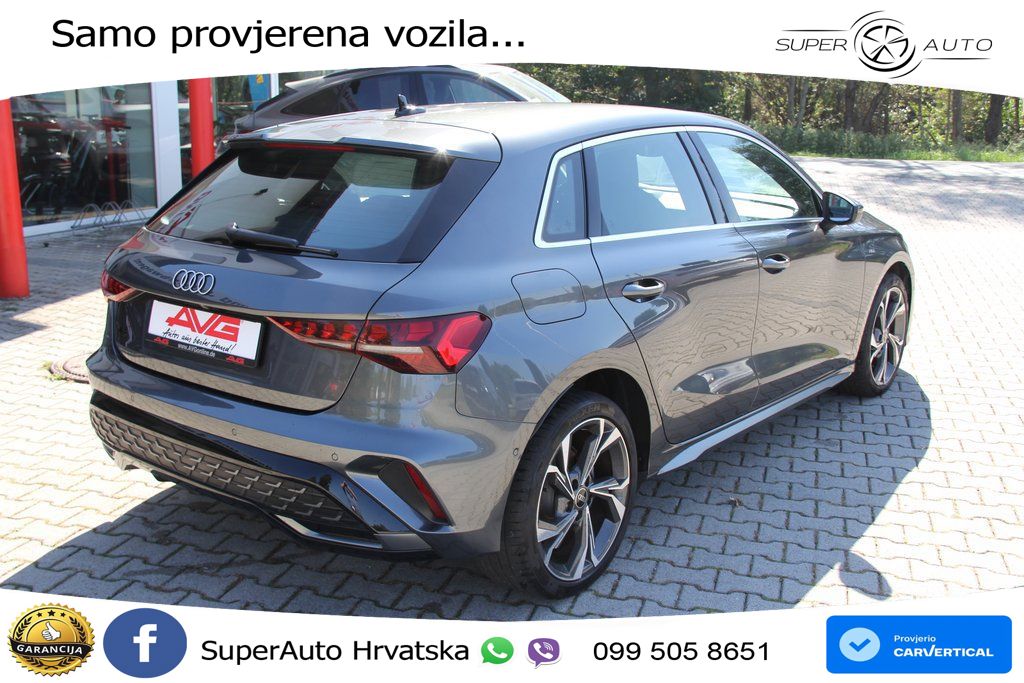 Audi A3 Sportback 40 TFSI e (204 KS) Plug-in Hybrid S tronic S line LED+ACC