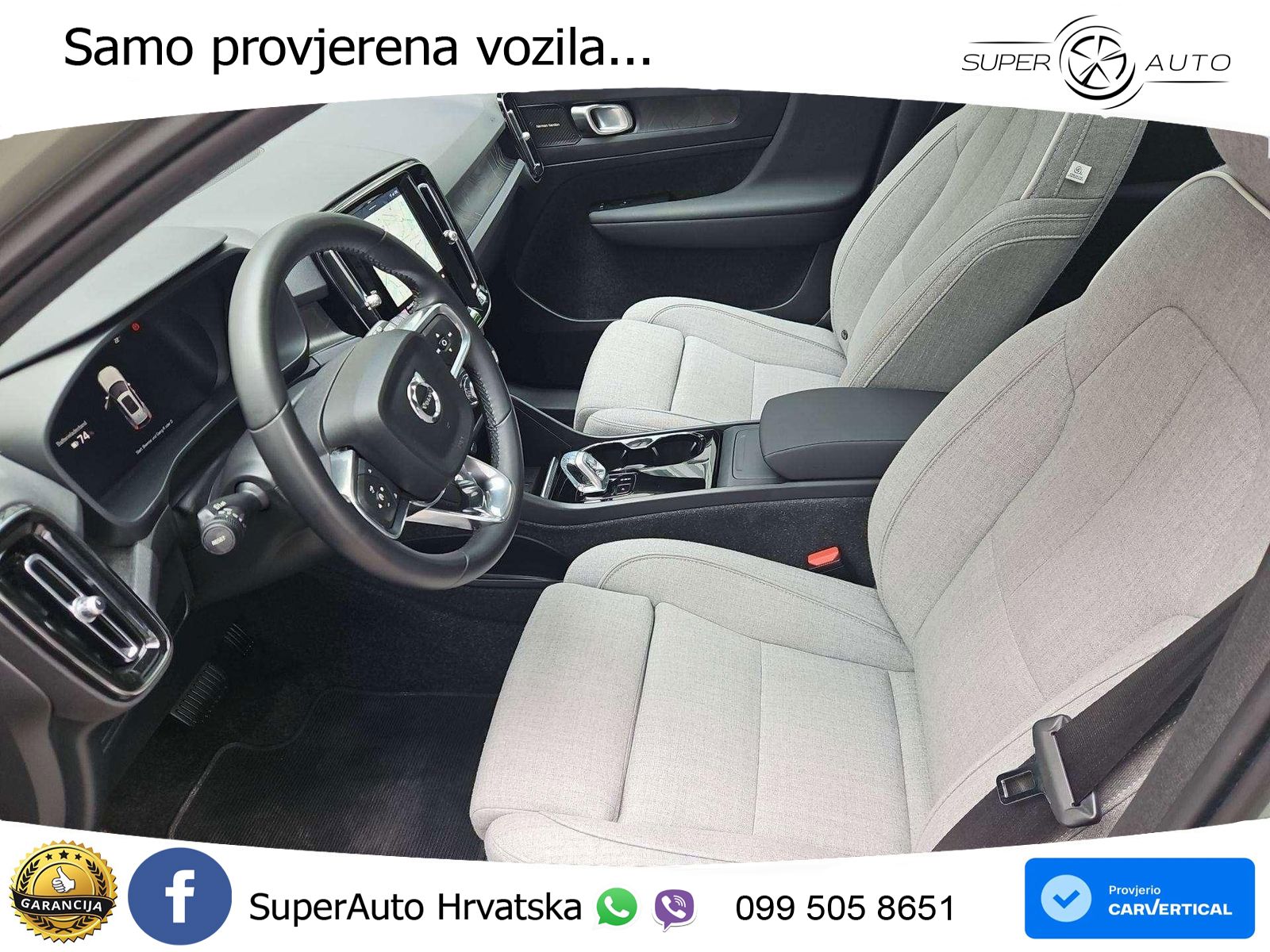 Volvo XC40 Recharge Twin 78 kWh 408 KS AWD ACC+GR SJED+360+PANO