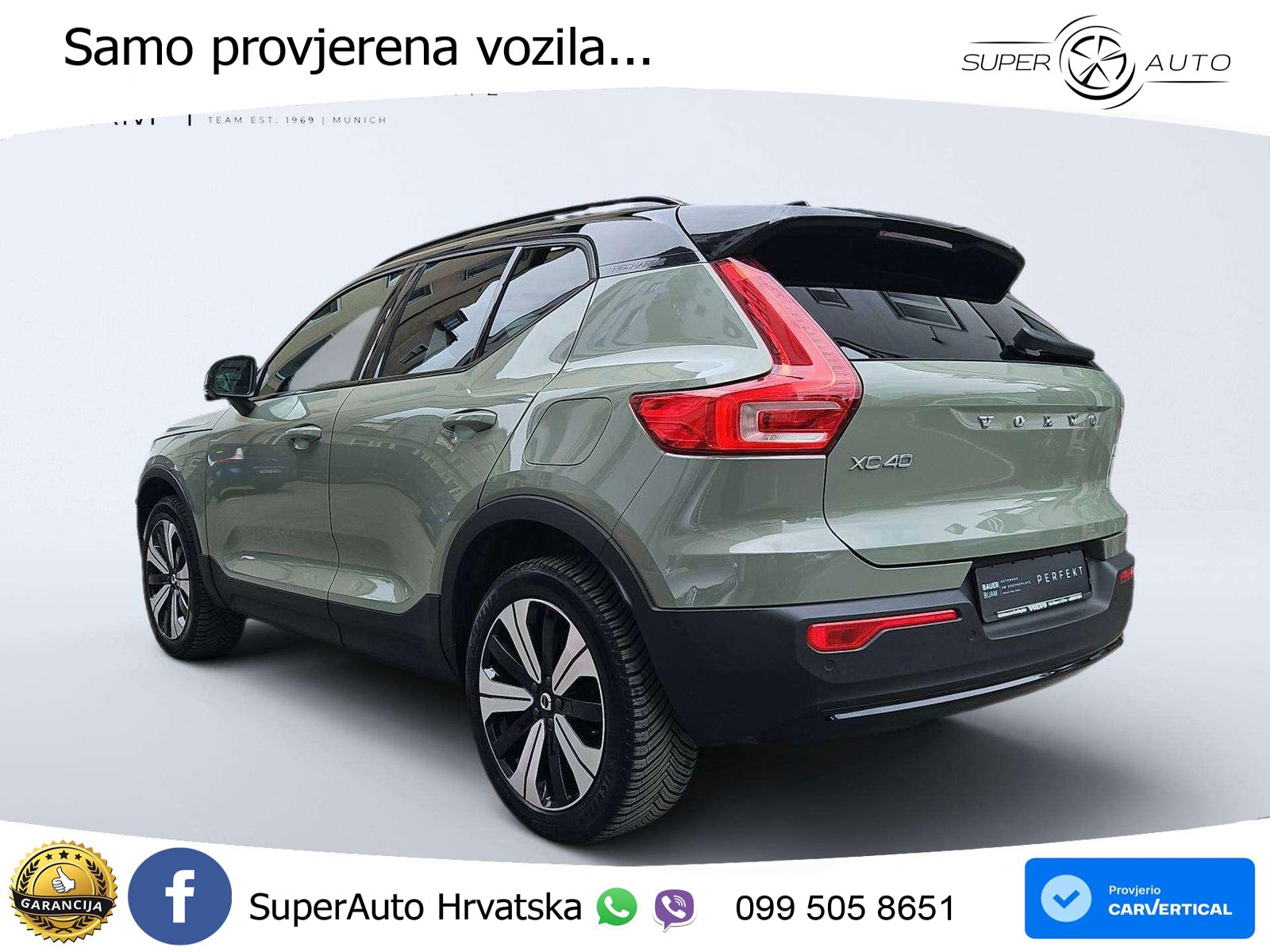 Volvo XC40 Recharge Twin 78 kWh 408 KS AWD ACC+GR SJED+360+PANO
