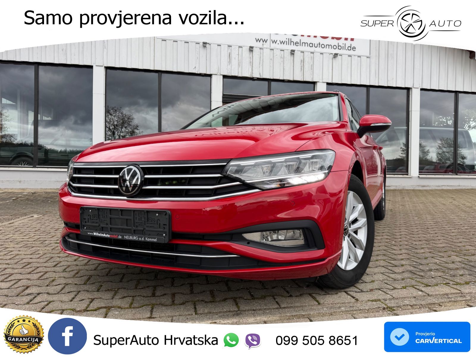 Volkswagen Passat Variant 2.0 TDI (122 KS) DSG Business LED+GR SJED+ACC