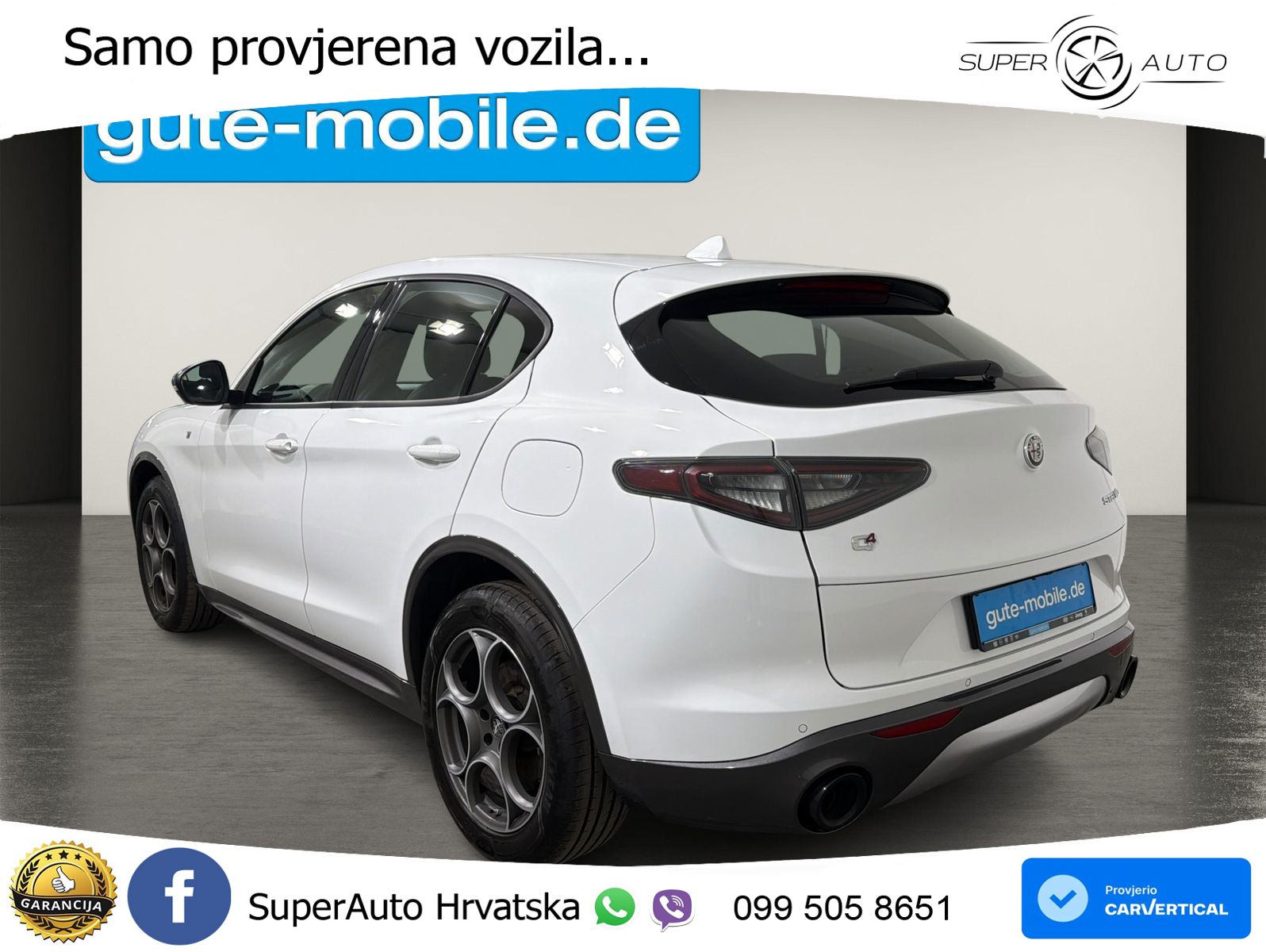 Alfa Romeo Stelvio 2.0 Turbo (280 KS) Q4 Automatic LED+GR SJED+ACC