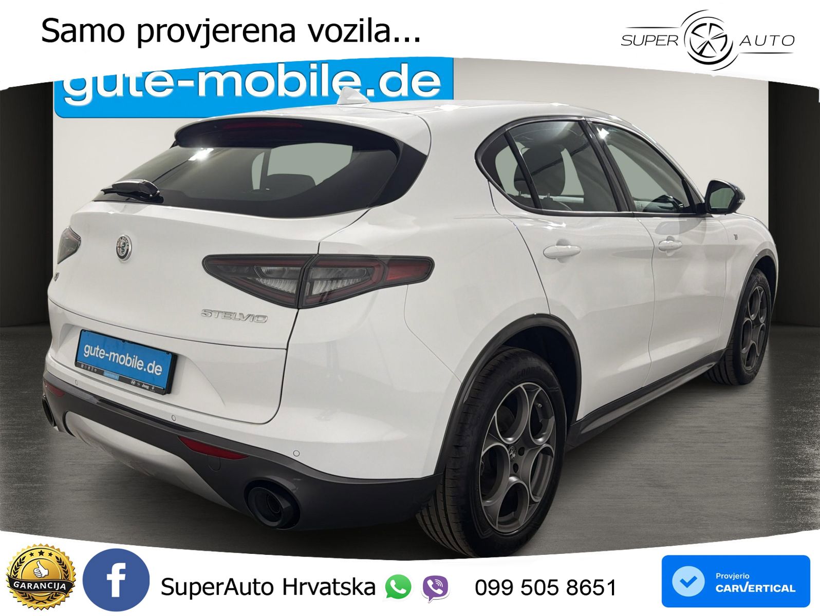 Alfa Romeo Stelvio 2.0 Turbo (280 KS) Q4 Automatic LED+GR SJED+ACC