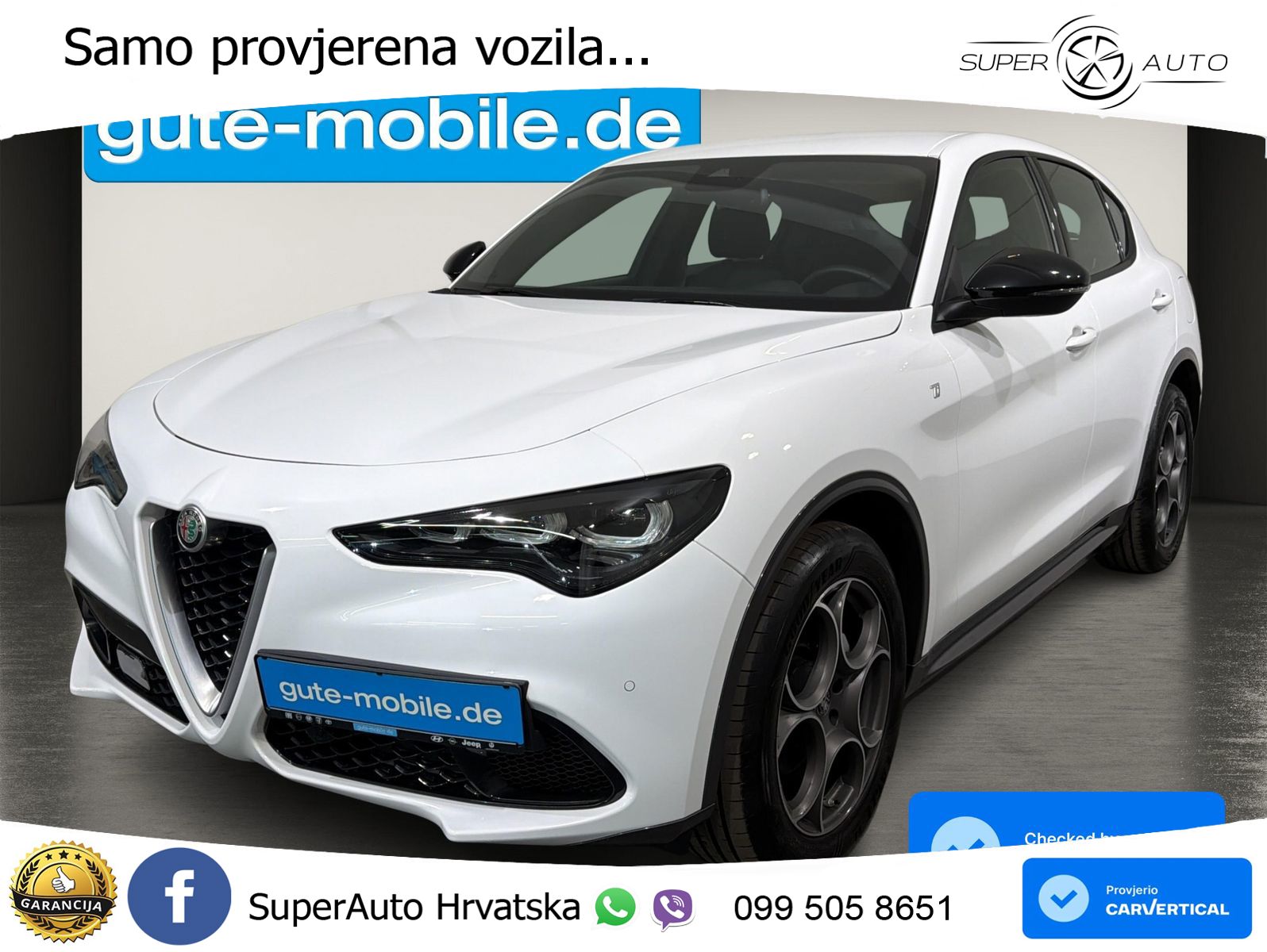 Alfa Romeo Stelvio 2.0 Turbo (280 KS) Q4 Automatic LED+GR SJED+ACC