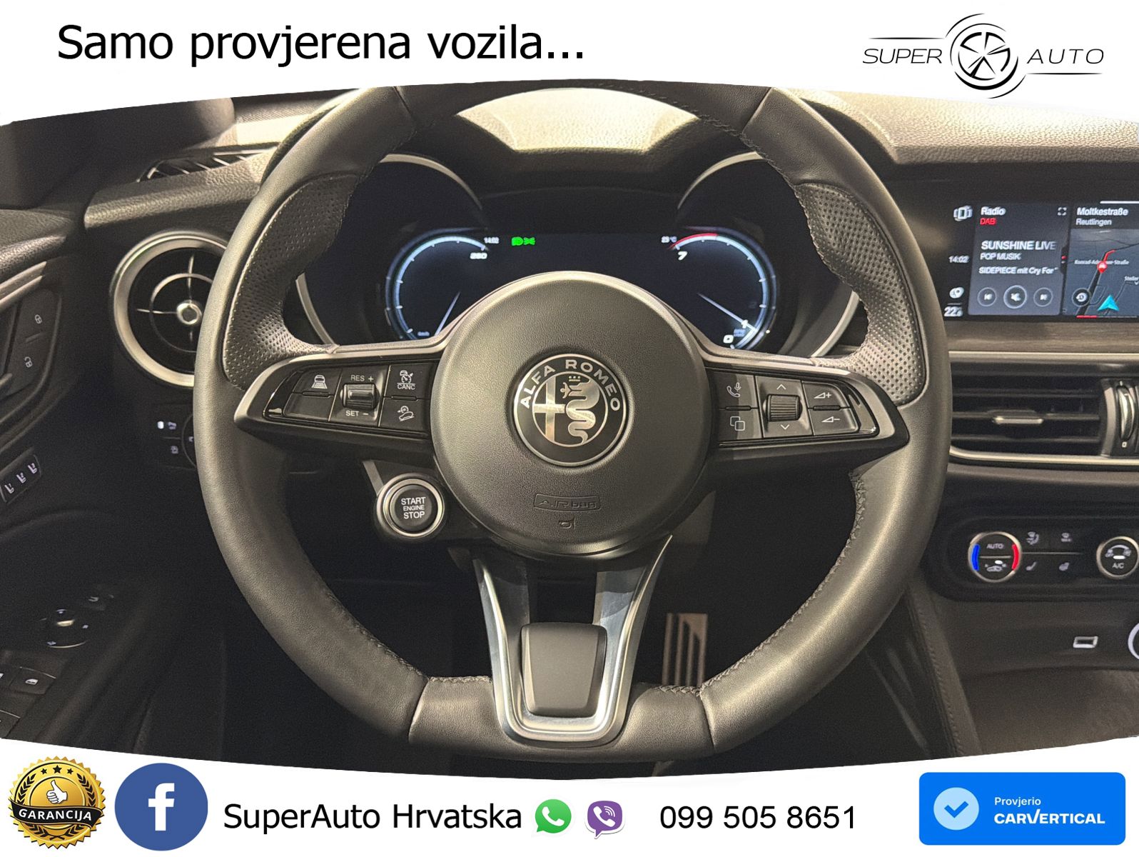 Alfa Romeo Stelvio 2.0 Turbo (280 KS) Q4 Automatic LED+GR SJED+ACC