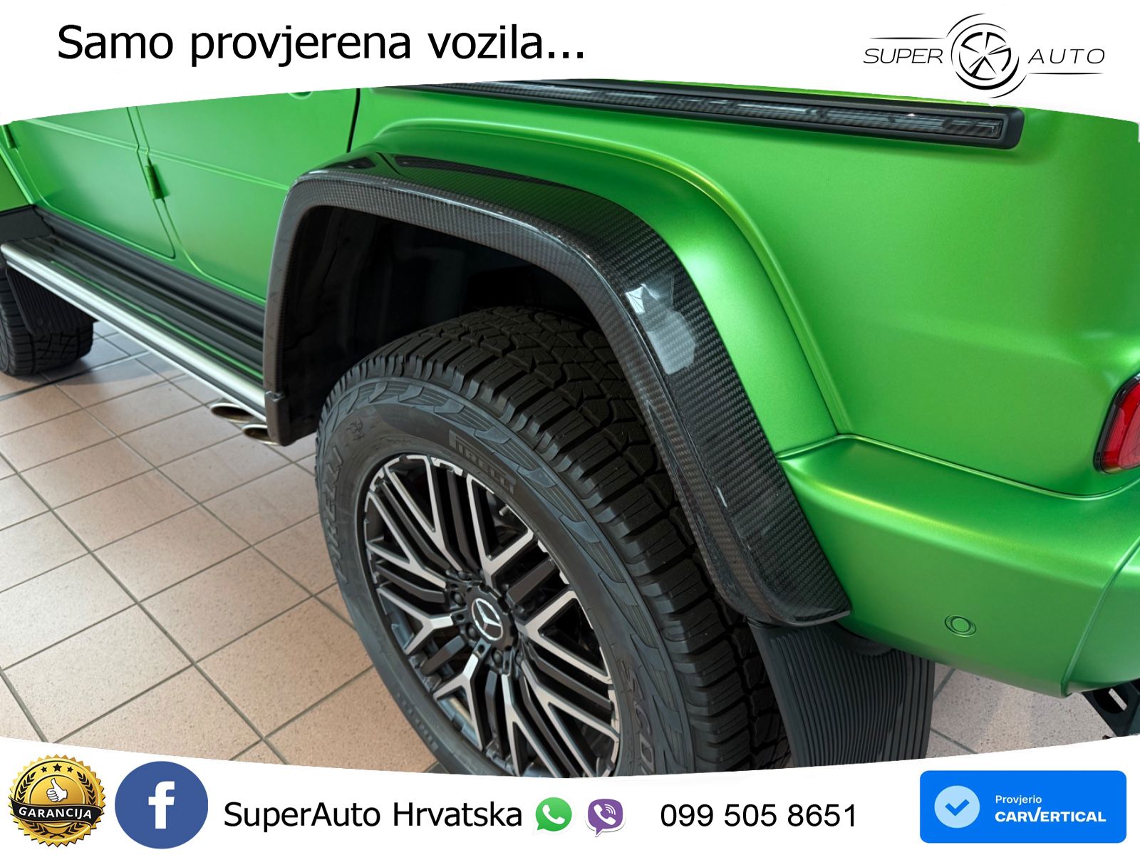 Mercedes AMG G 63 Long V8 (585 KS) 4MATIC 9G-TRONIC AMG SPEEDSHIFT TCT