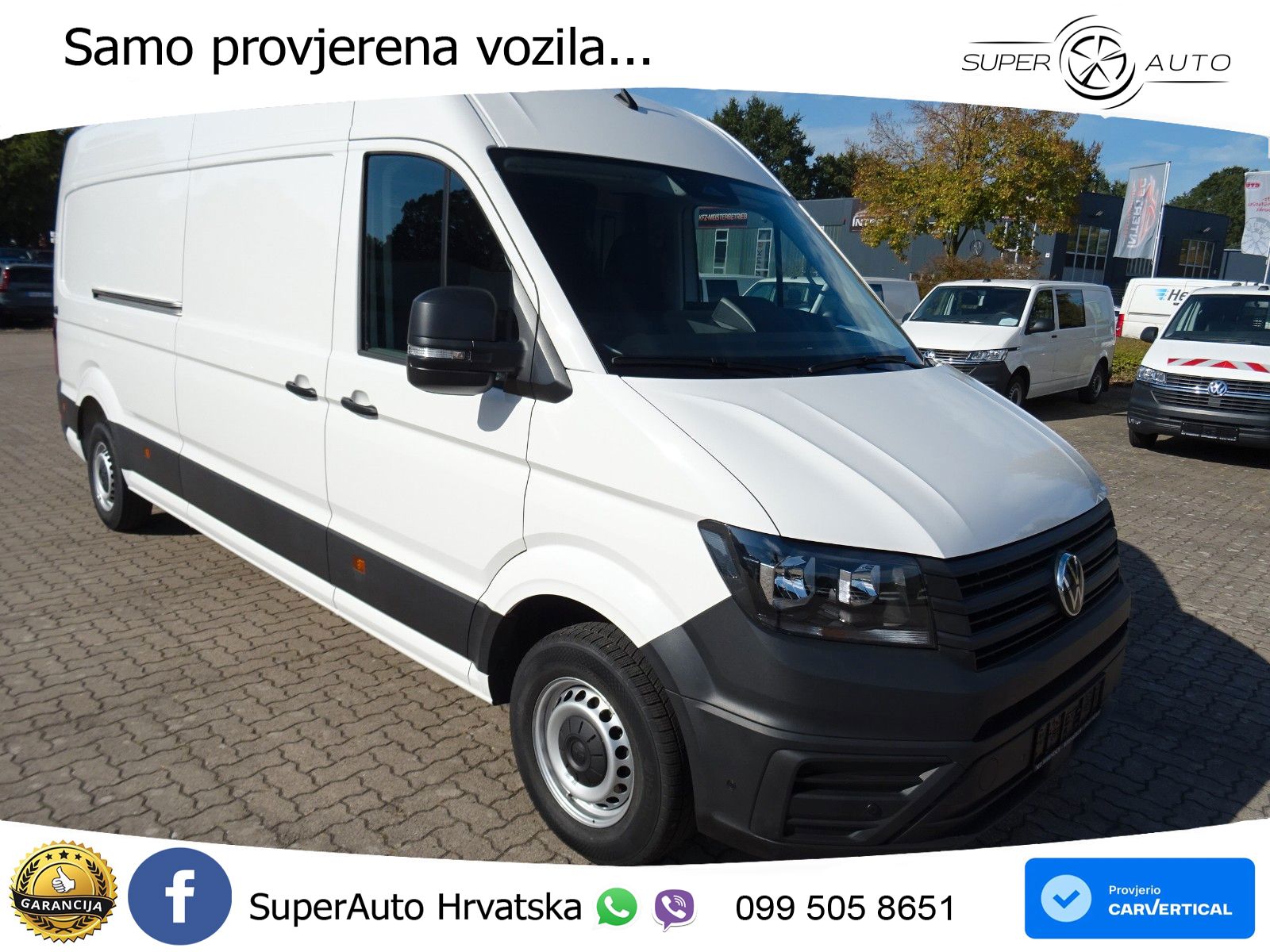 Volkswagen Crafter 35 Kasten HD LR Navi AHK 3.5 Tachograph 177 KS
