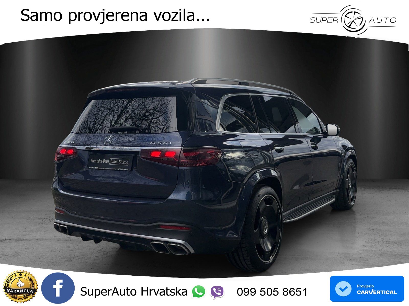 Mercedes-Benz GLS AMG GLS 63 V8 EQ Boost 4MATIC+ TCT ACC+HEAD+4xGR SJED+360+PANO