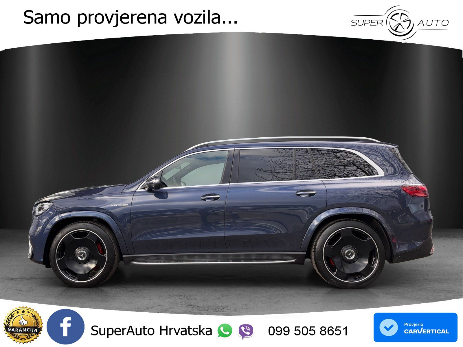 Mercedes-Benz GLS AMG GLS 63 V8 EQ Boost 4MATIC+ TCT ACC+HEAD+4xGR SJED+360+PANO