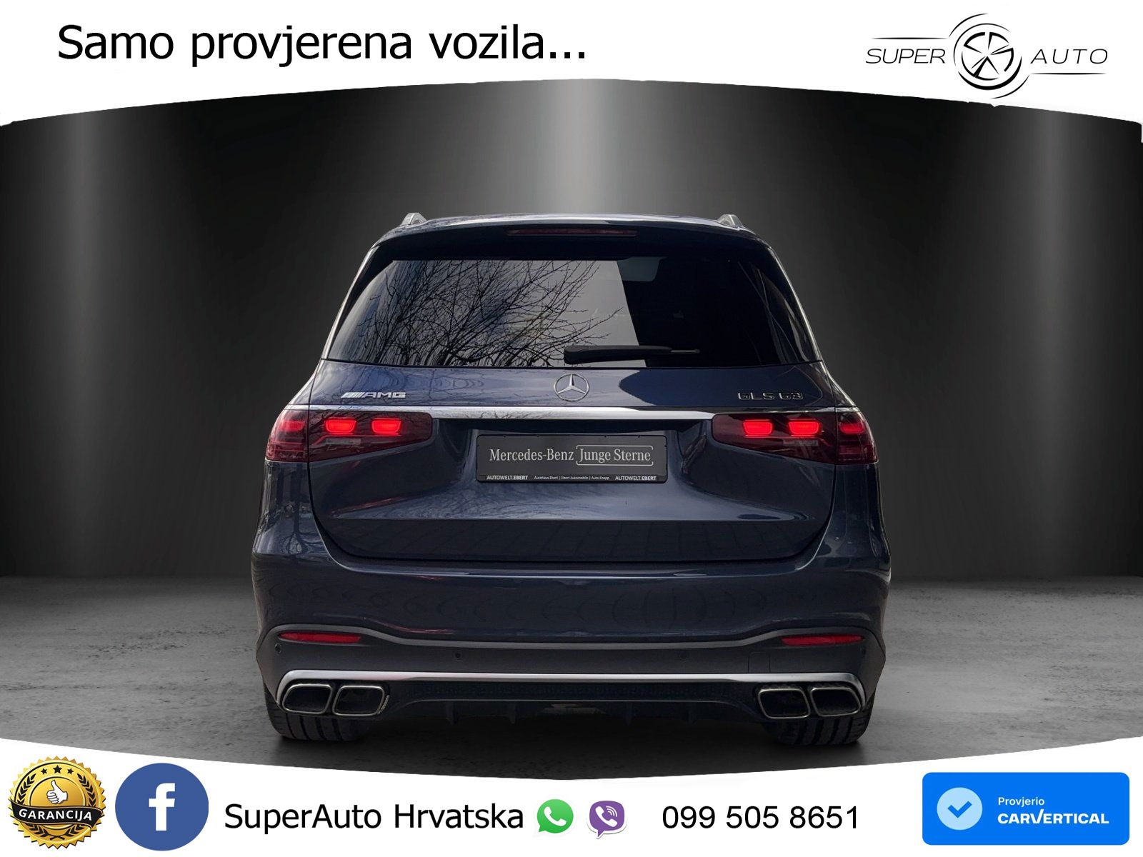 Mercedes-Benz GLS AMG GLS 63 V8 EQ Boost 4MATIC+ TCT ACC+HEAD+4xGR SJED+360+PANO