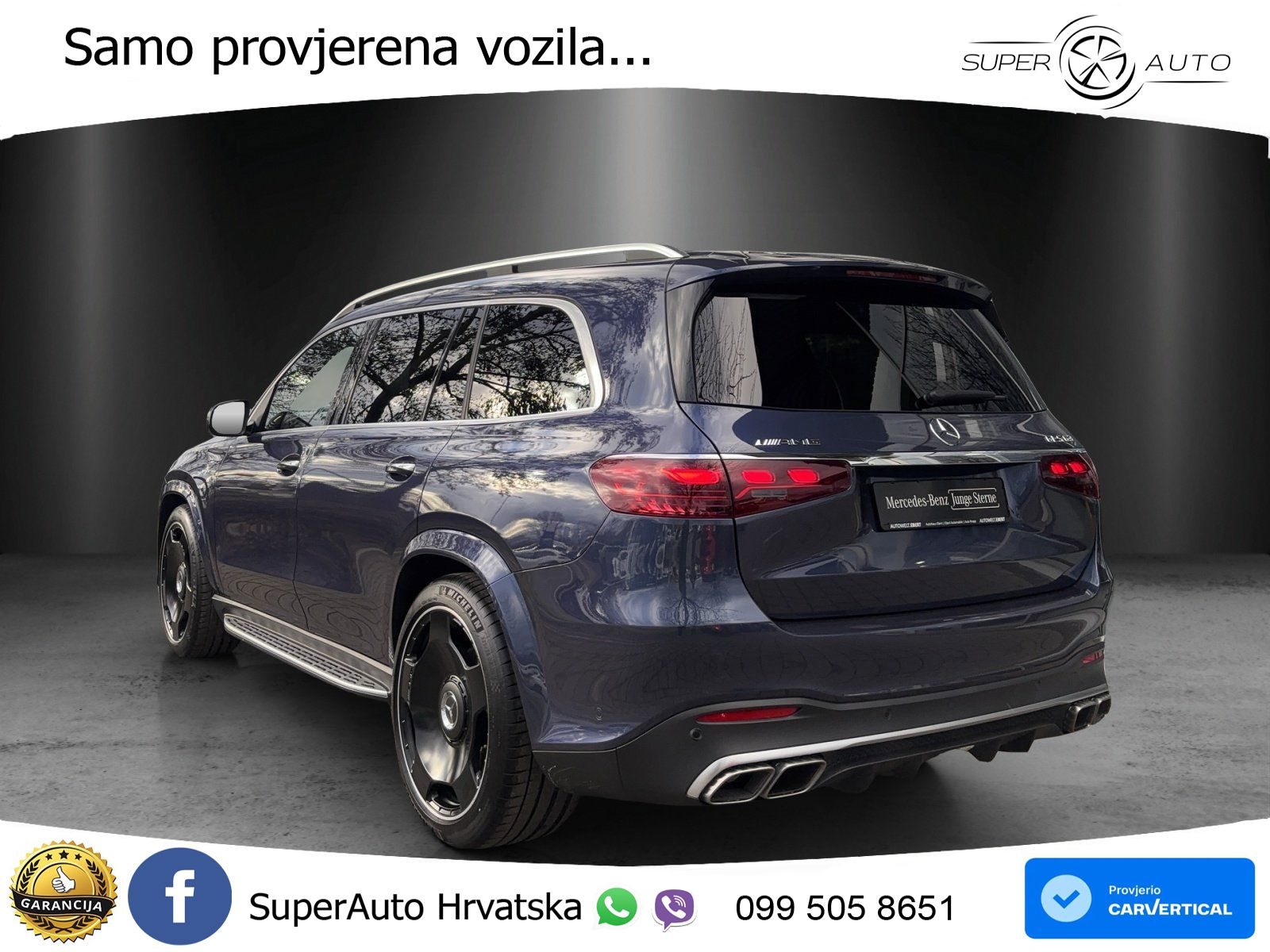 Mercedes-Benz GLS AMG GLS 63 V8 EQ Boost 4MATIC+ TCT ACC+HEAD+4xGR SJED+360+PANO
