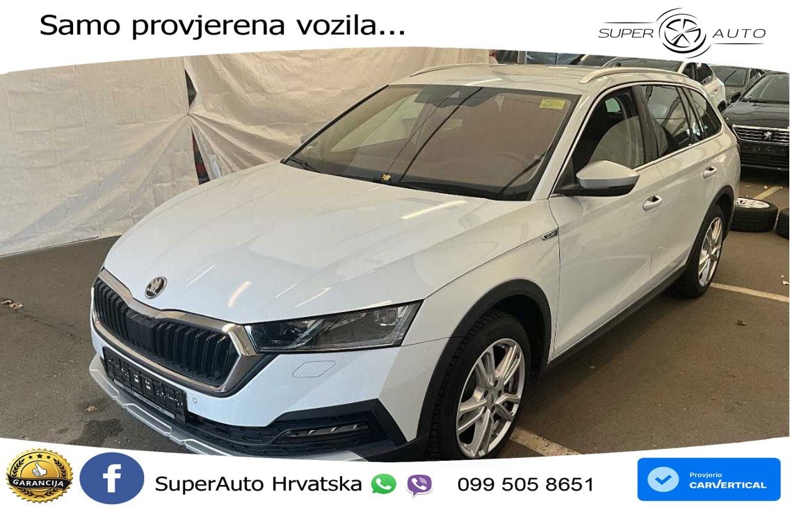 Škoda Octavia Combi 2.0 TDI (150 KS) 4x4 DSG LED+GR SJED+ACC