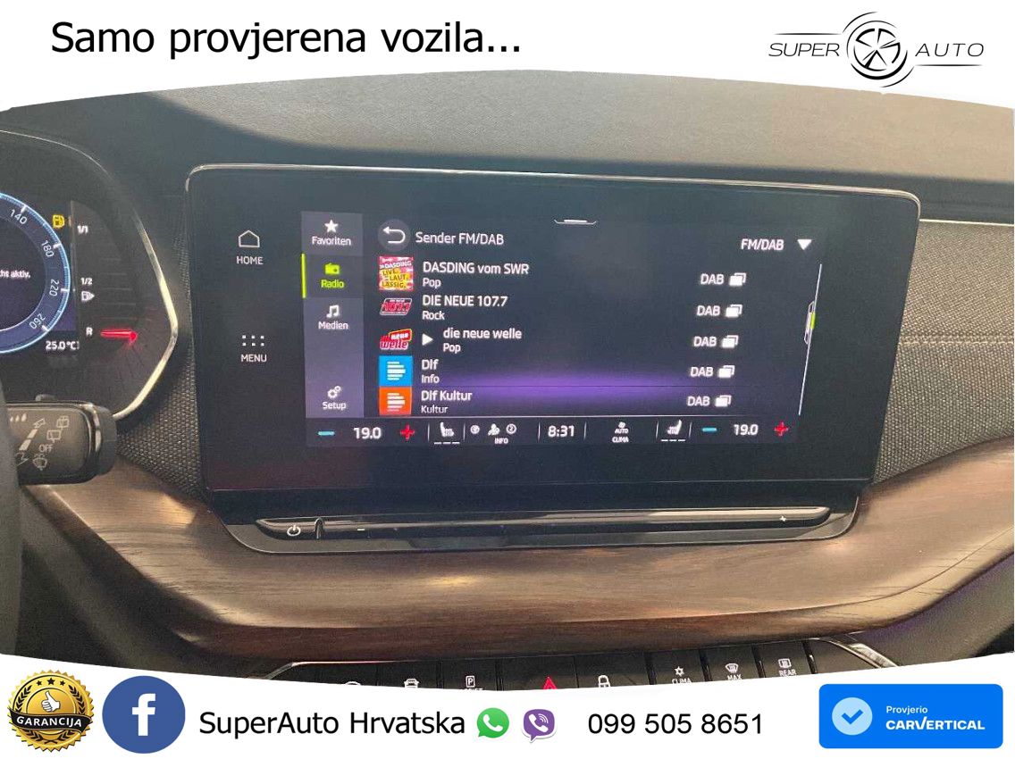 Škoda Octavia Combi 2.0 TDI (150 KS) 4x4 DSG LED+GR SJED+ACC