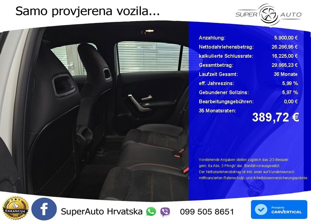 Mercedes-Benz A 200 7G-DCT AMG LED+GR SJED+ACC