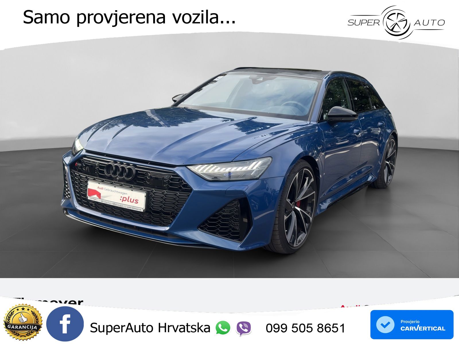 Audi RS6 Avant 4.0 TFSI V8 (600 KS) quattro Tiptronic MATRIX+GR SJED+KAM
