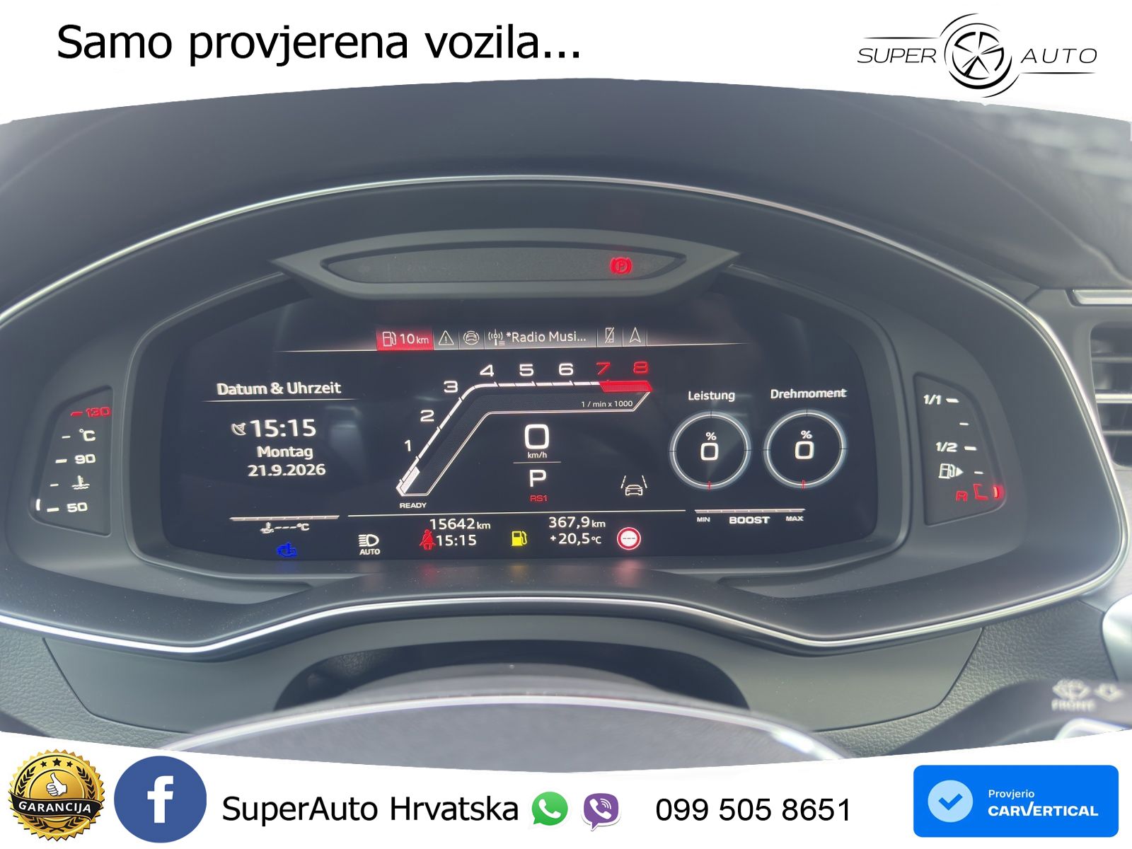 Audi RS6 Avant 4.0 TFSI V8 (600 KS) quattro Tiptronic MATRIX+GR SJED+KAM