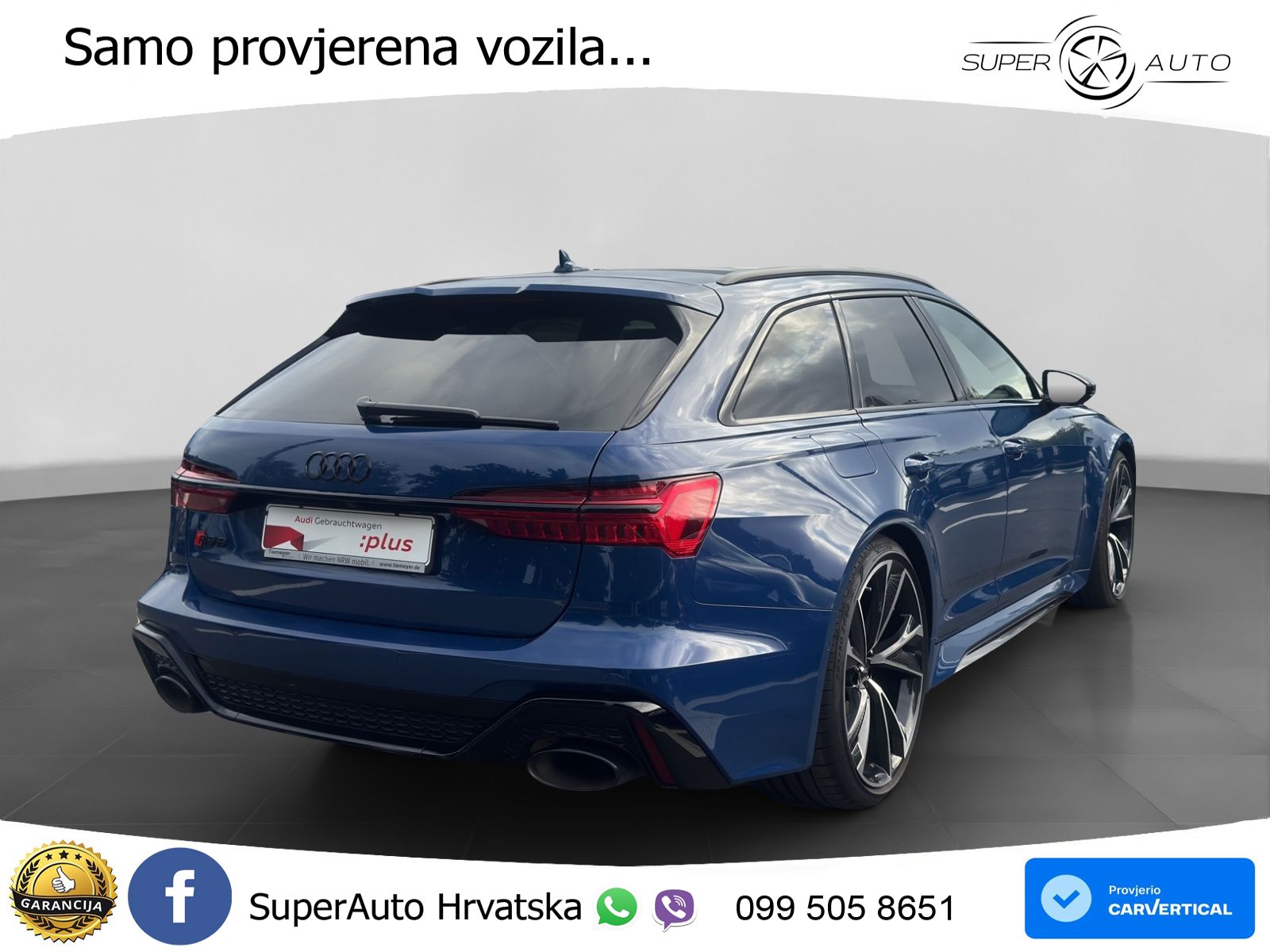 Audi RS6 Avant 4.0 TFSI V8 (600 KS) quattro Tiptronic MATRIX+GR SJED+KAM