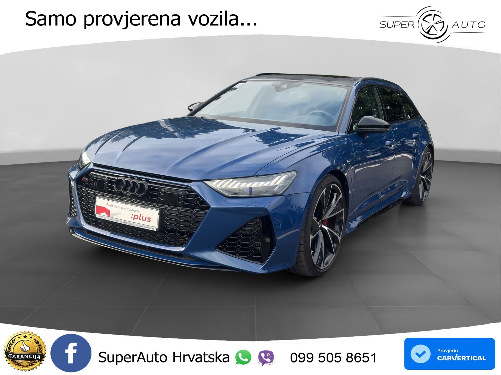 Audi RS6 Avant 4.0 TFSI V8 (600 KS) quattro Tiptronic MATRIX+GR SJED+KAM