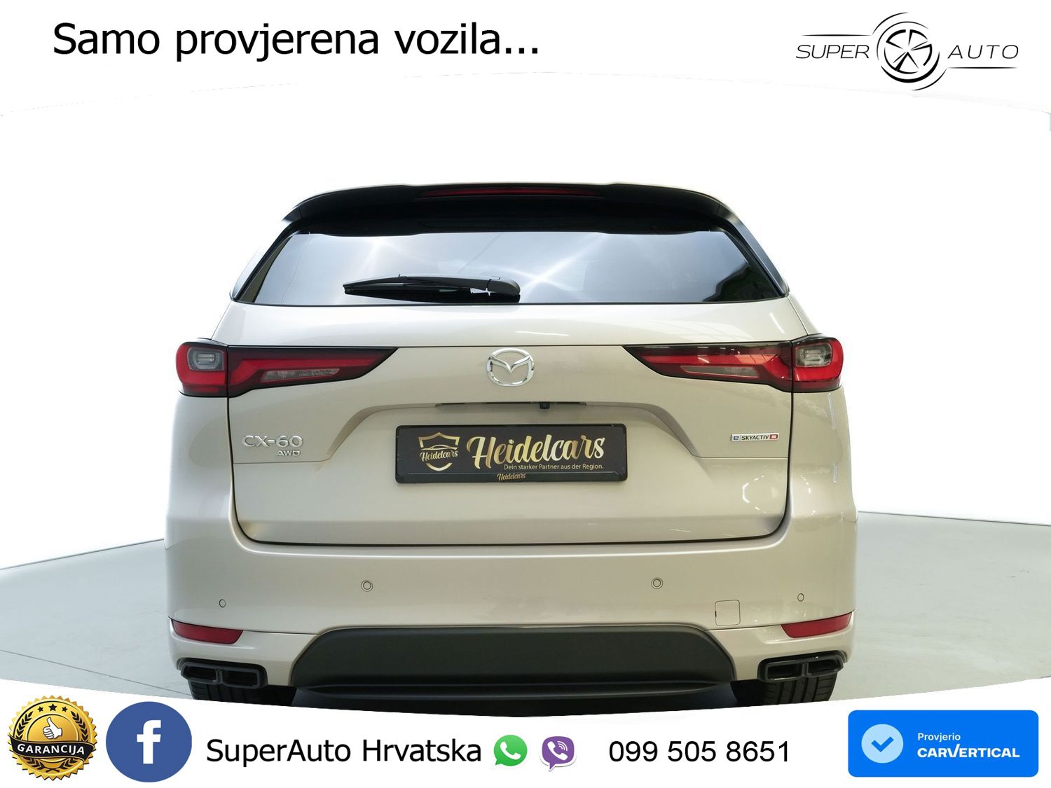Mazda CX-60 3.3 e-Skyactiv D (254 KS) AWD Automatic LED+GR SJED+ACC