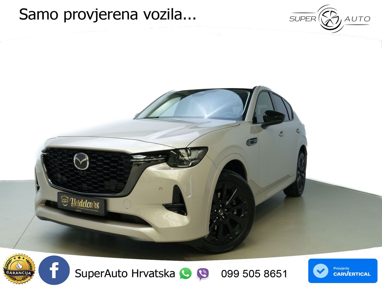 Mazda CX-60 3.3 e-Skyactiv D (254 KS) AWD Automatic LED+GR SJED+ACC