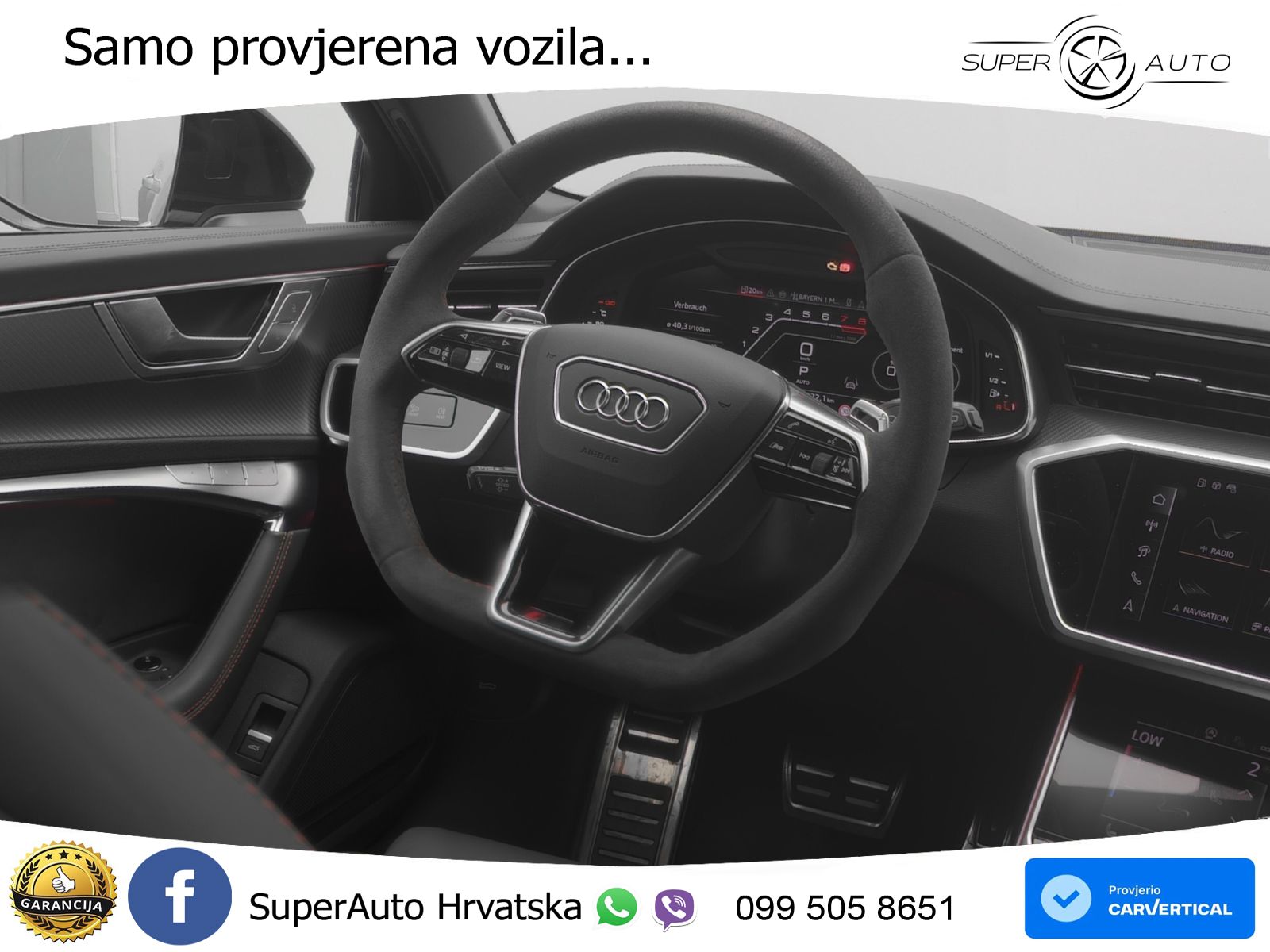 Audi RS6 Avant 4.0 TFSI V8 (600 KS) quattro Tiptronic LED+GR SJED+ACC