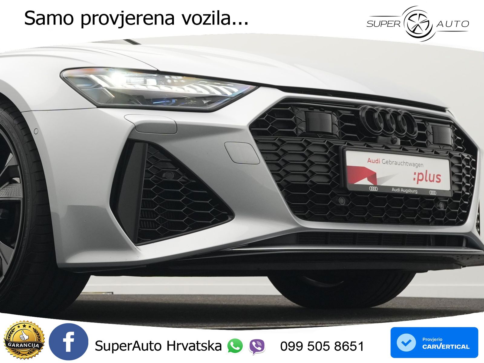 Audi RS6 Avant 4.0 TFSI V8 (600 KS) quattro Tiptronic LED+GR SJED+ACC