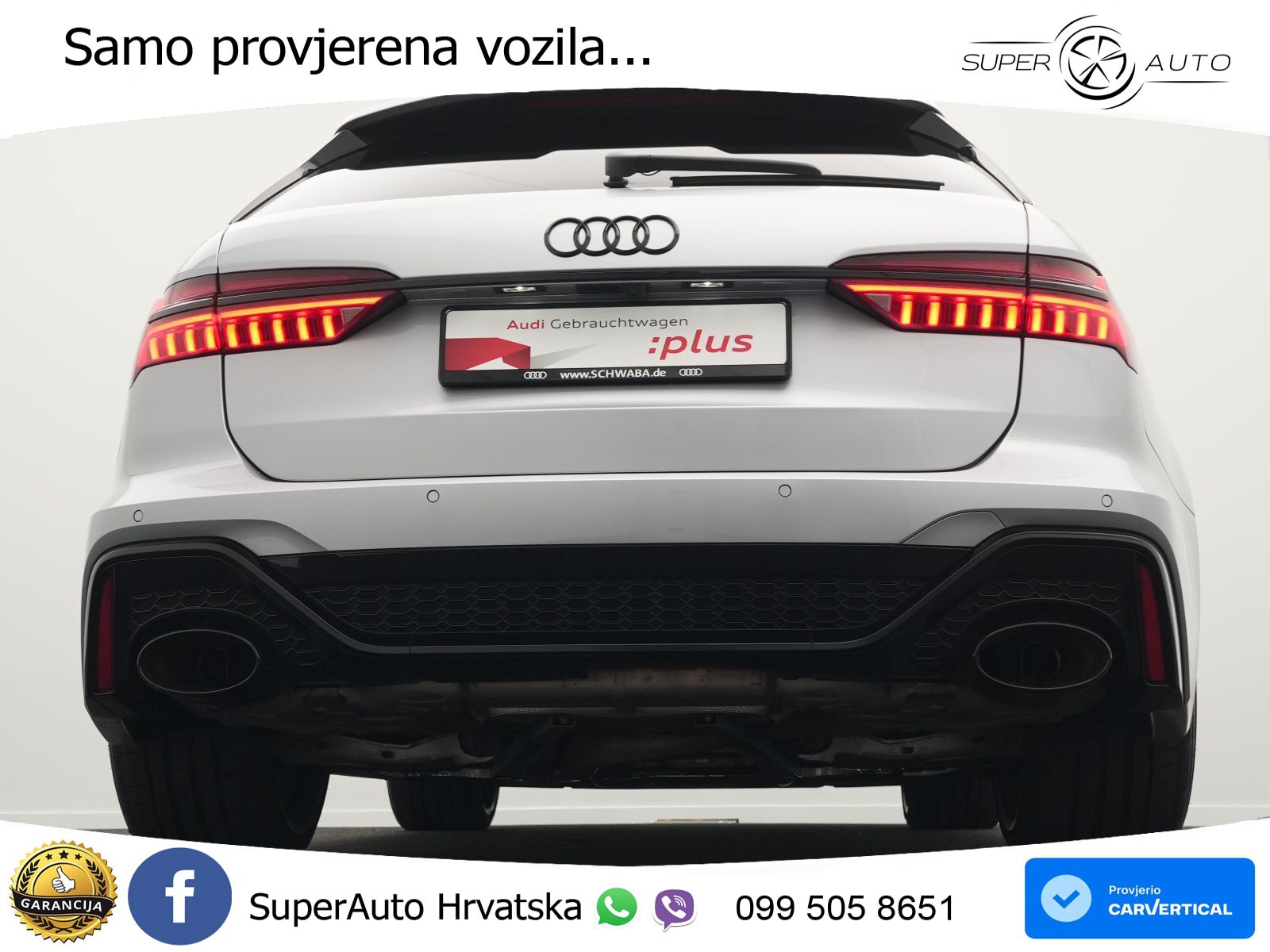 Audi RS6 Avant 4.0 TFSI V8 (600 KS) quattro Tiptronic LED+GR SJED+ACC