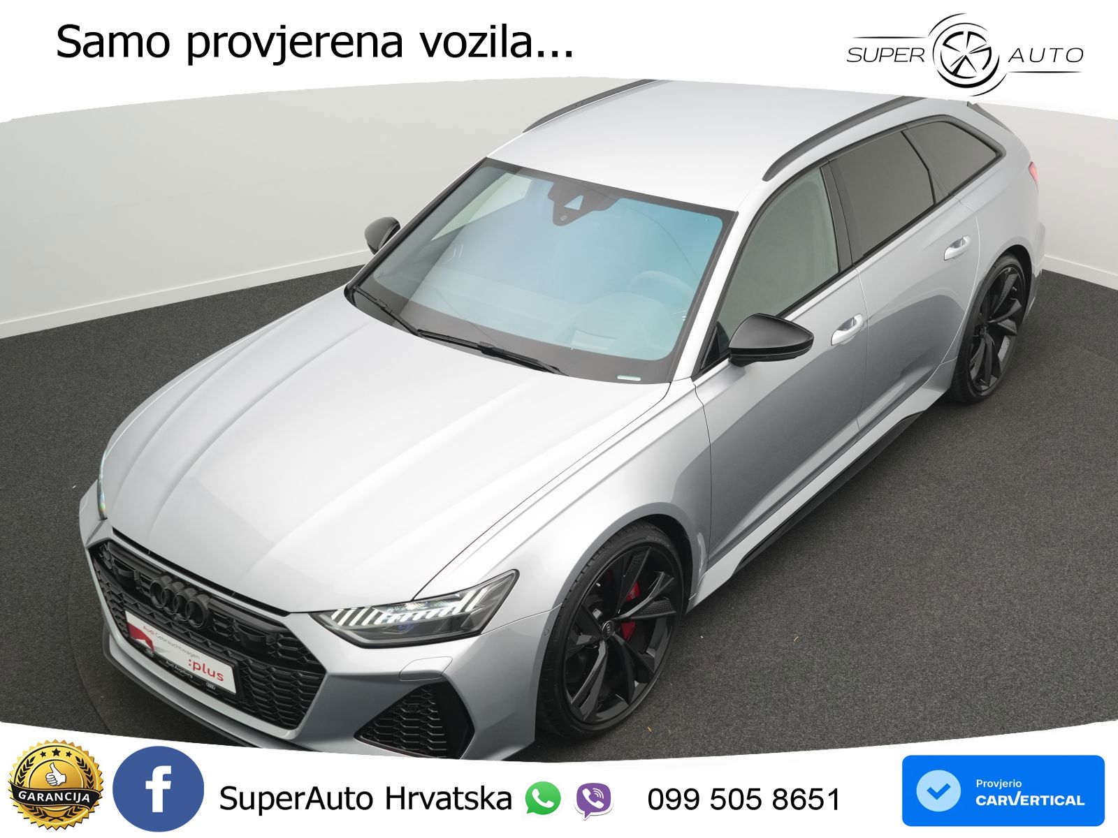 Audi RS6 Avant 4.0 TFSI V8 (600 KS) quattro Tiptronic LED+GR SJED+ACC