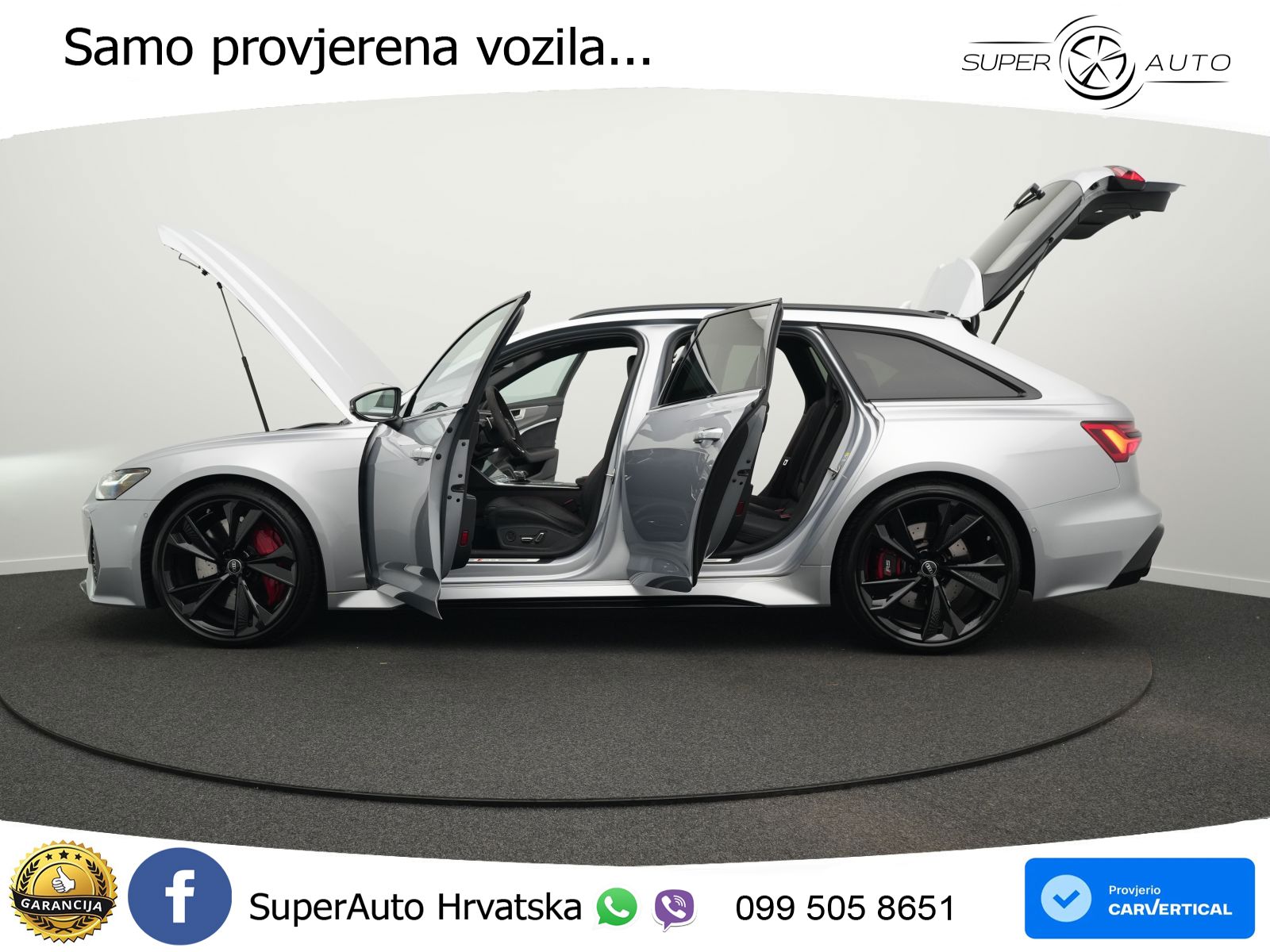 Audi RS6 Avant 4.0 TFSI V8 (600 KS) quattro Tiptronic LED+GR SJED+ACC