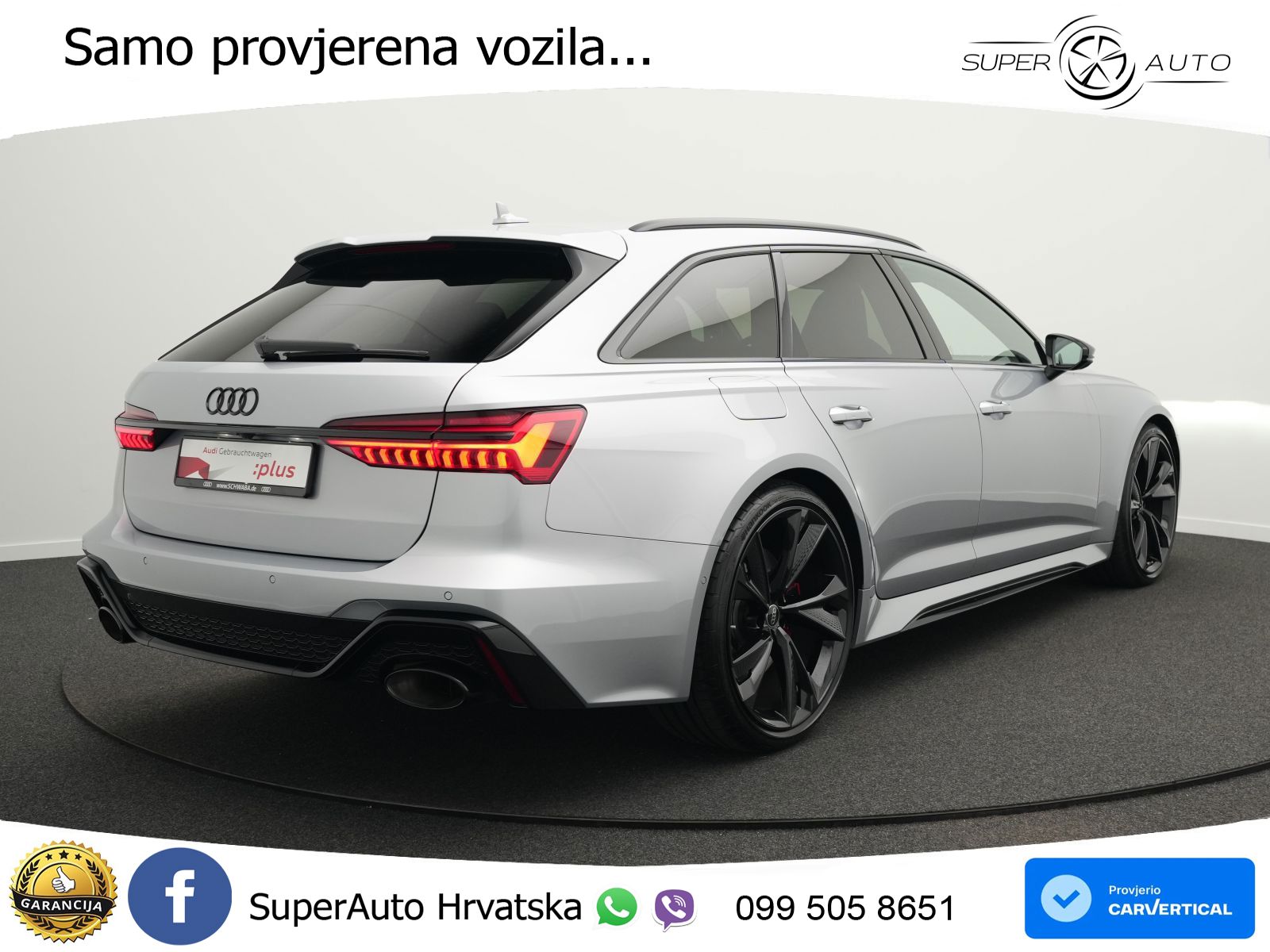 Audi RS6 Avant 4.0 TFSI V8 (600 KS) quattro Tiptronic LED+GR SJED+ACC