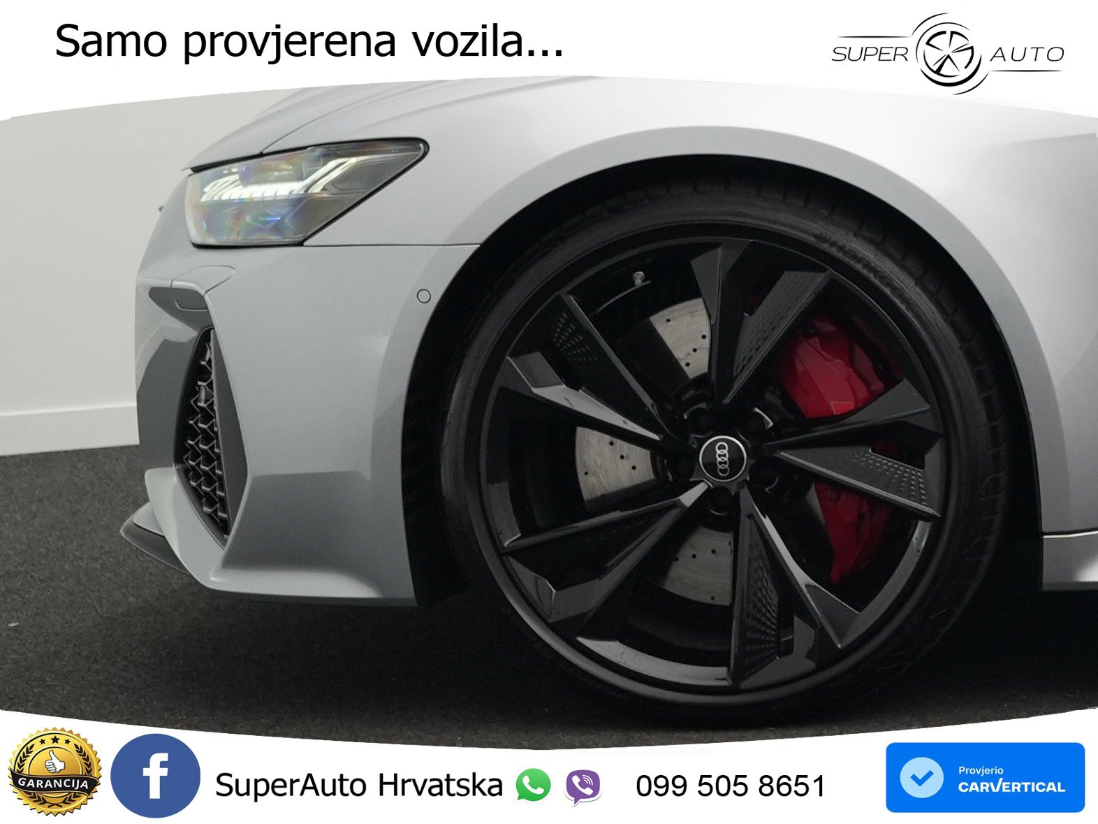 Audi RS6 Avant 4.0 TFSI V8 (600 KS) quattro Tiptronic LED+GR SJED+ACC