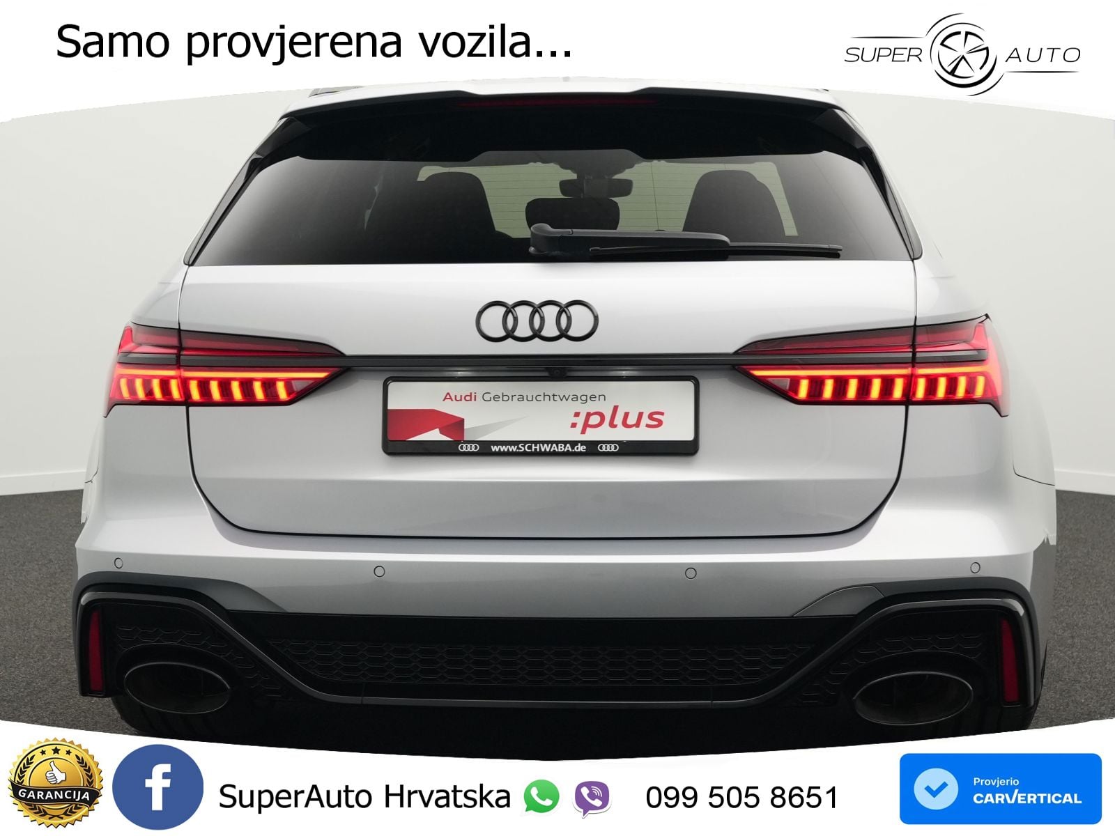 Audi RS6 Avant 4.0 TFSI V8 (600 KS) quattro Tiptronic LED+GR SJED+ACC