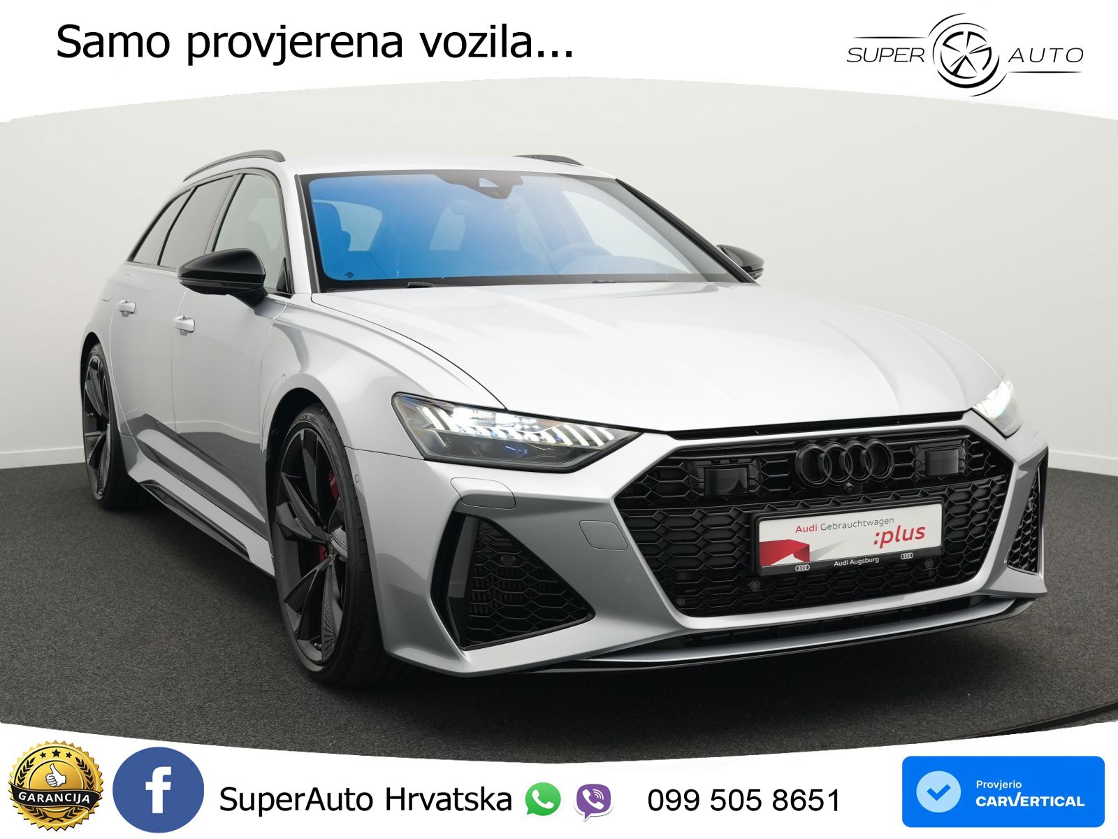 Audi RS6 Avant 4.0 TFSI V8 (600 KS) quattro Tiptronic LED+GR SJED+ACC