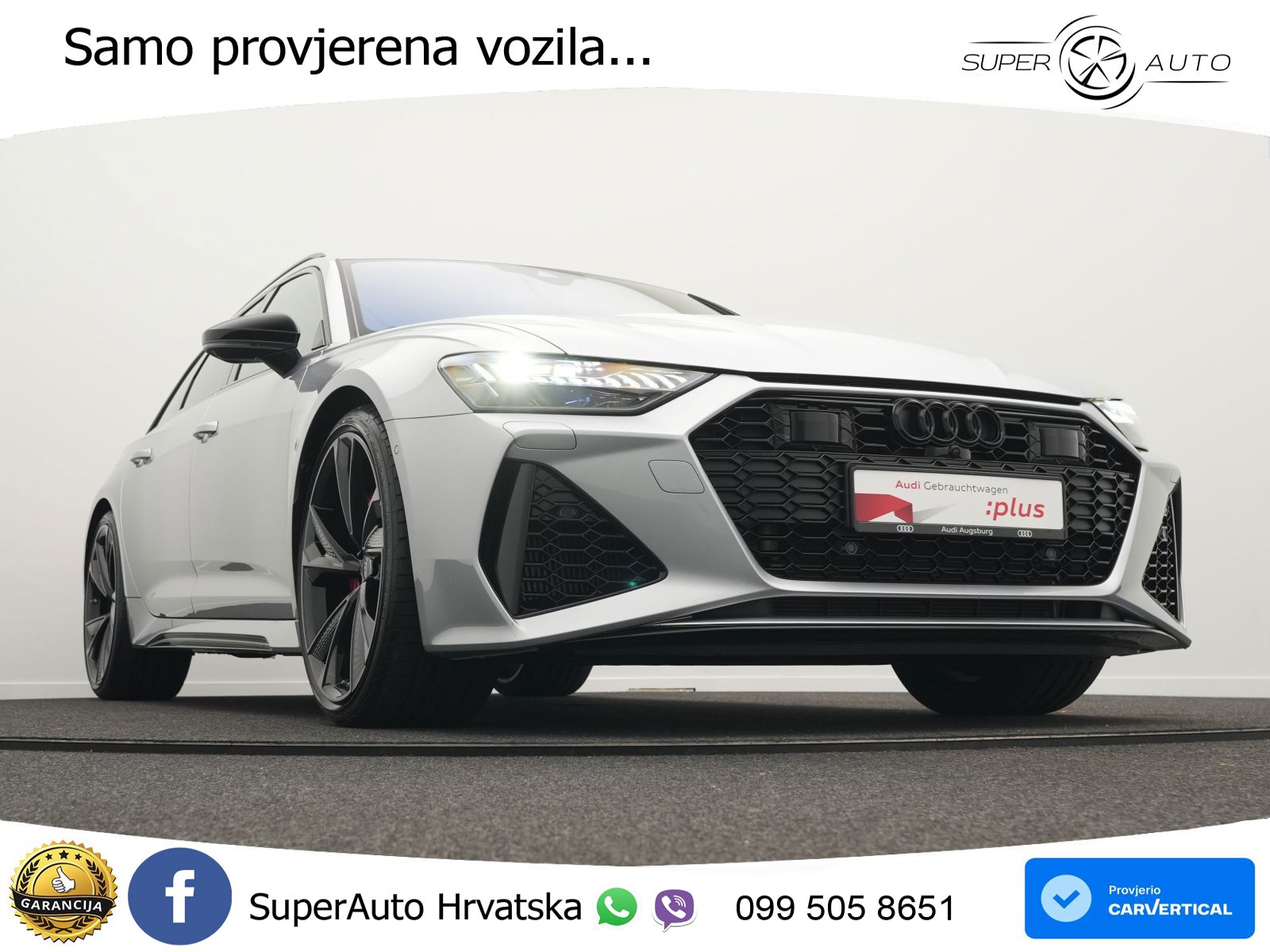 Audi RS6 Avant 4.0 TFSI V8 (600 KS) quattro Tiptronic LED+GR SJED+ACC