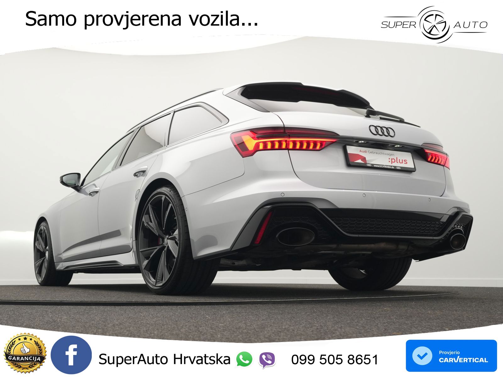 Audi RS6 Avant 4.0 TFSI V8 (600 KS) quattro Tiptronic LED+GR SJED+ACC