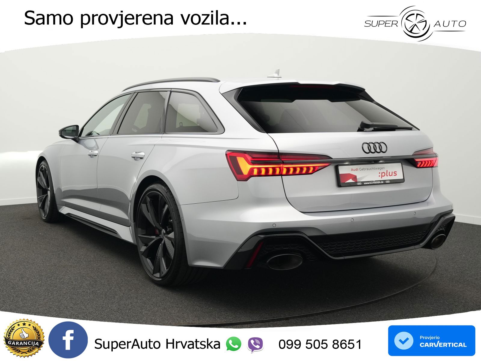 Audi RS6 Avant 4.0 TFSI V8 (600 KS) quattro Tiptronic LED+GR SJED+ACC
