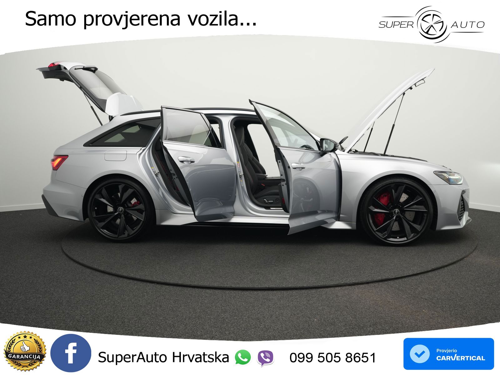 Audi RS6 Avant 4.0 TFSI V8 (600 KS) quattro Tiptronic LED+GR SJED+ACC
