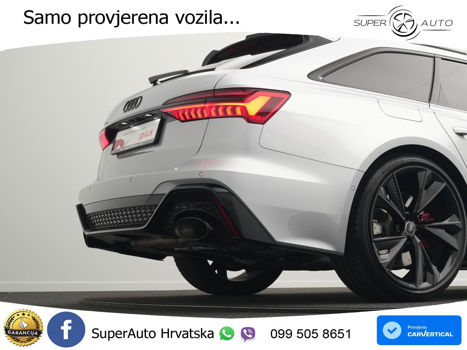 Audi RS6 Avant 4.0 TFSI V8 (600 KS) quattro Tiptronic LED+GR SJED+ACC