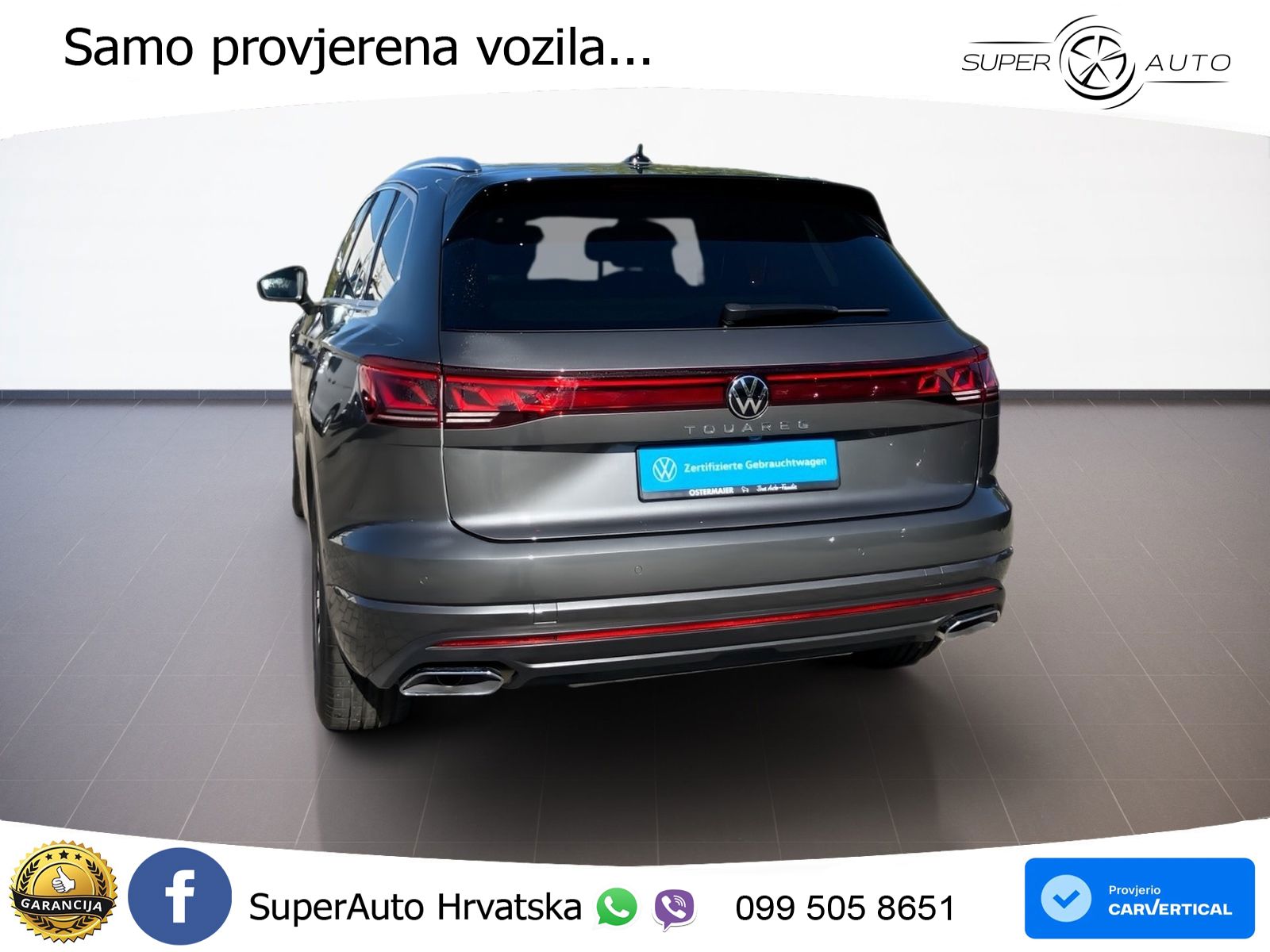 Volkswagen Touareg 3.0 V6 TDI (286 KS) 4MOTION Tiptronic ZRAČNI+ACC+GR SJED+KAM