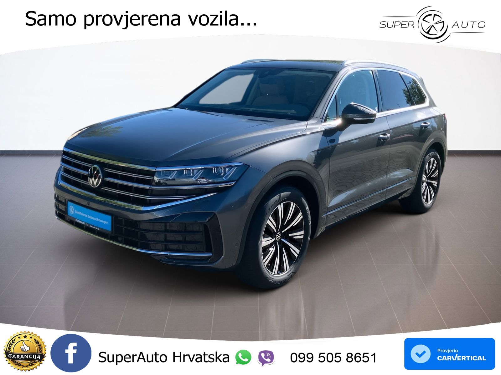 Volkswagen Touareg 3.0 V6 TDI (286 KS) 4MOTION Tiptronic ZRAČNI+ACC+GR SJED+KAM