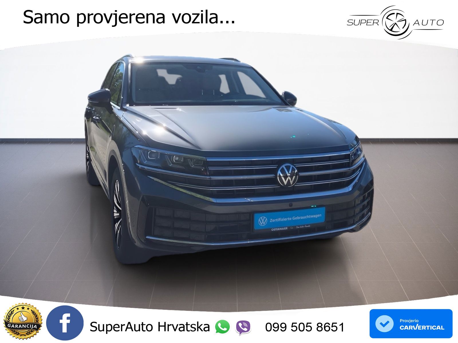 Volkswagen Touareg 3.0 V6 TDI (286 KS) 4MOTION Tiptronic ZRAČNI+ACC+GR SJED+KAM