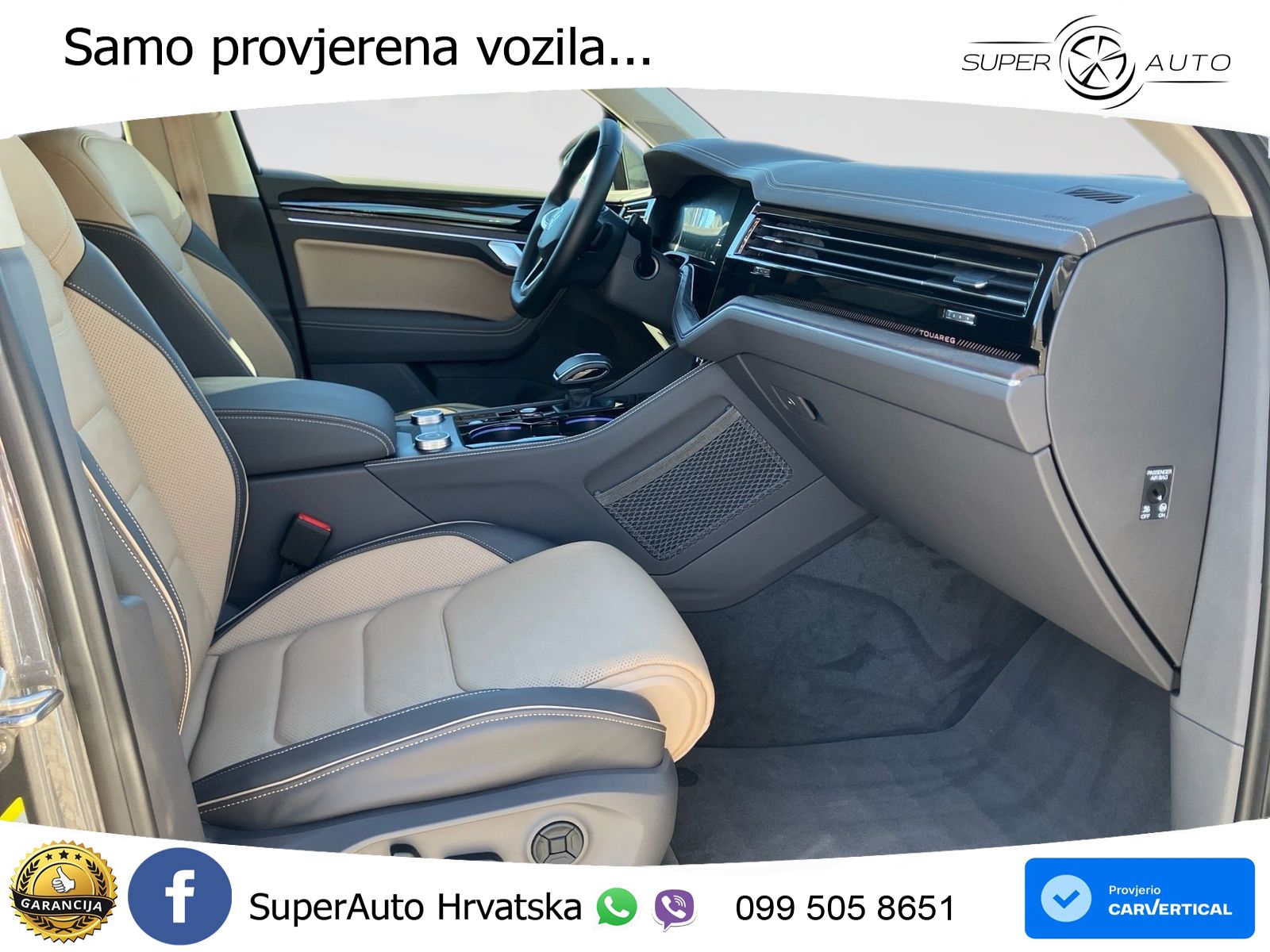 Volkswagen Touareg 3.0 V6 TDI (286 KS) 4MOTION Tiptronic ZRAČNI+ACC+GR SJED+KAM