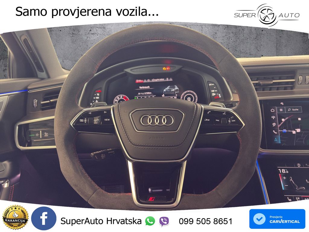 Audi RS6 Avant 4.0 TFSI V8 performance (630 KS)  quattro tiptronic MATRIX+GR SJED+KAM