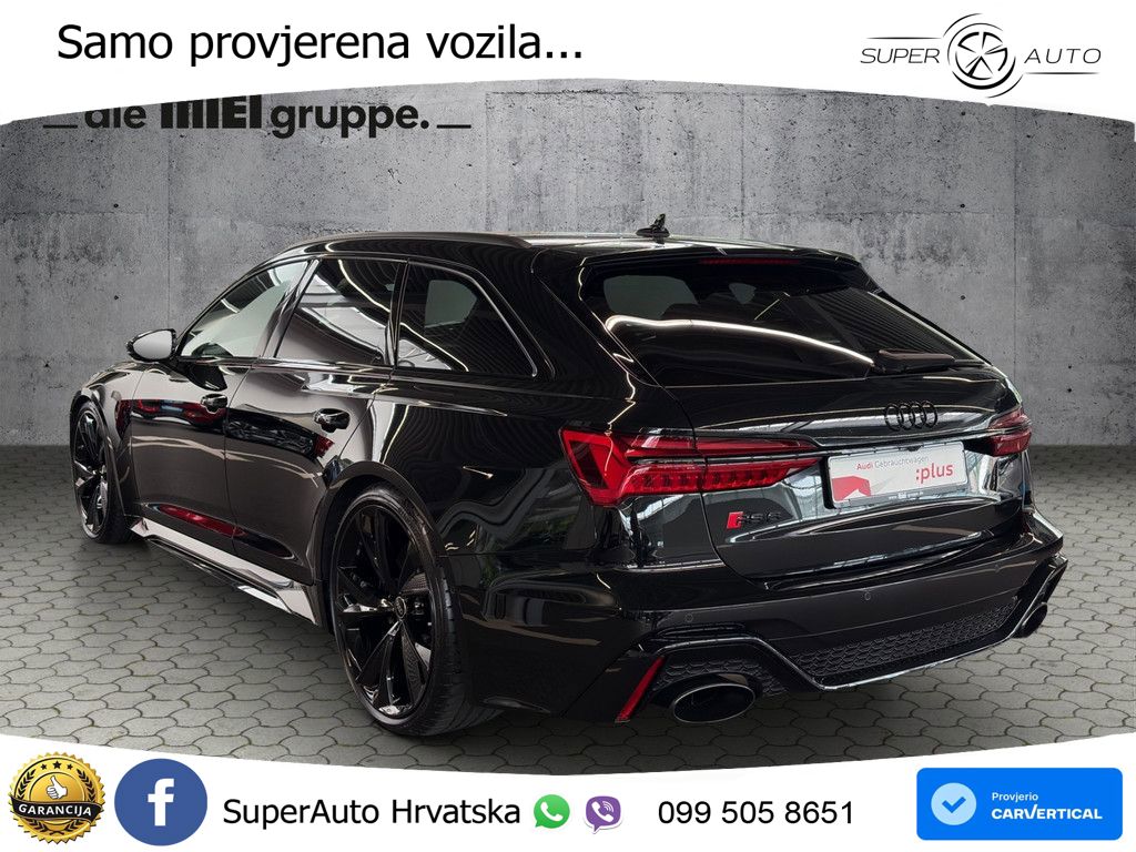Audi RS6 Avant 4.0 TFSI V8 performance (630 KS)  quattro tiptronic MATRIX+GR SJED+KAM