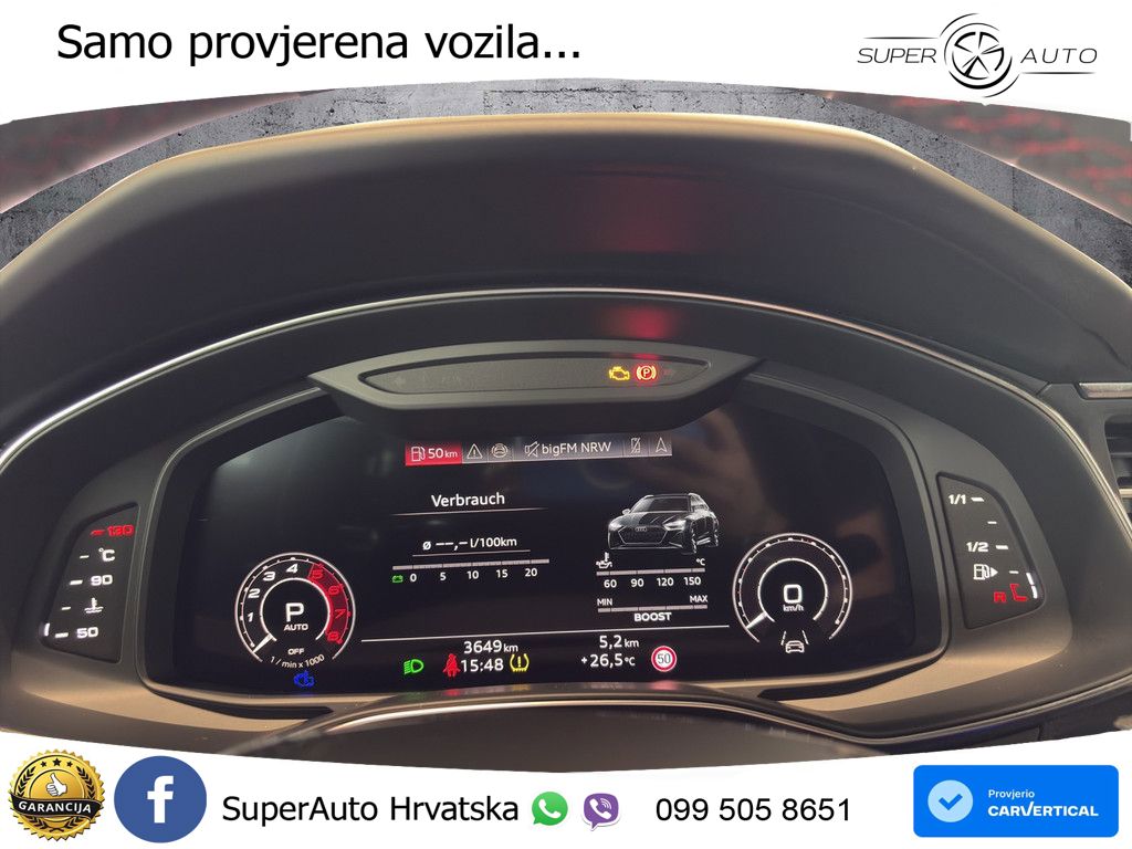 Audi RS6 Avant 4.0 TFSI V8 performance (630 KS)  quattro tiptronic MATRIX+GR SJED+KAM