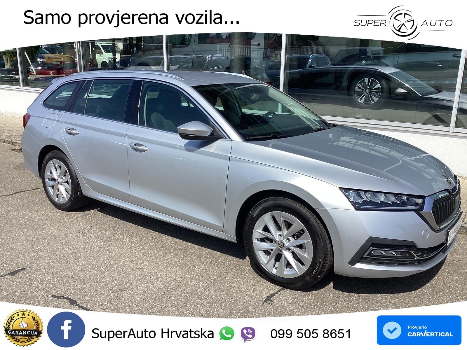 Škoda Octavia Combi 2.0 TDI (150 KS) DSG LED+GR SJED+ACC