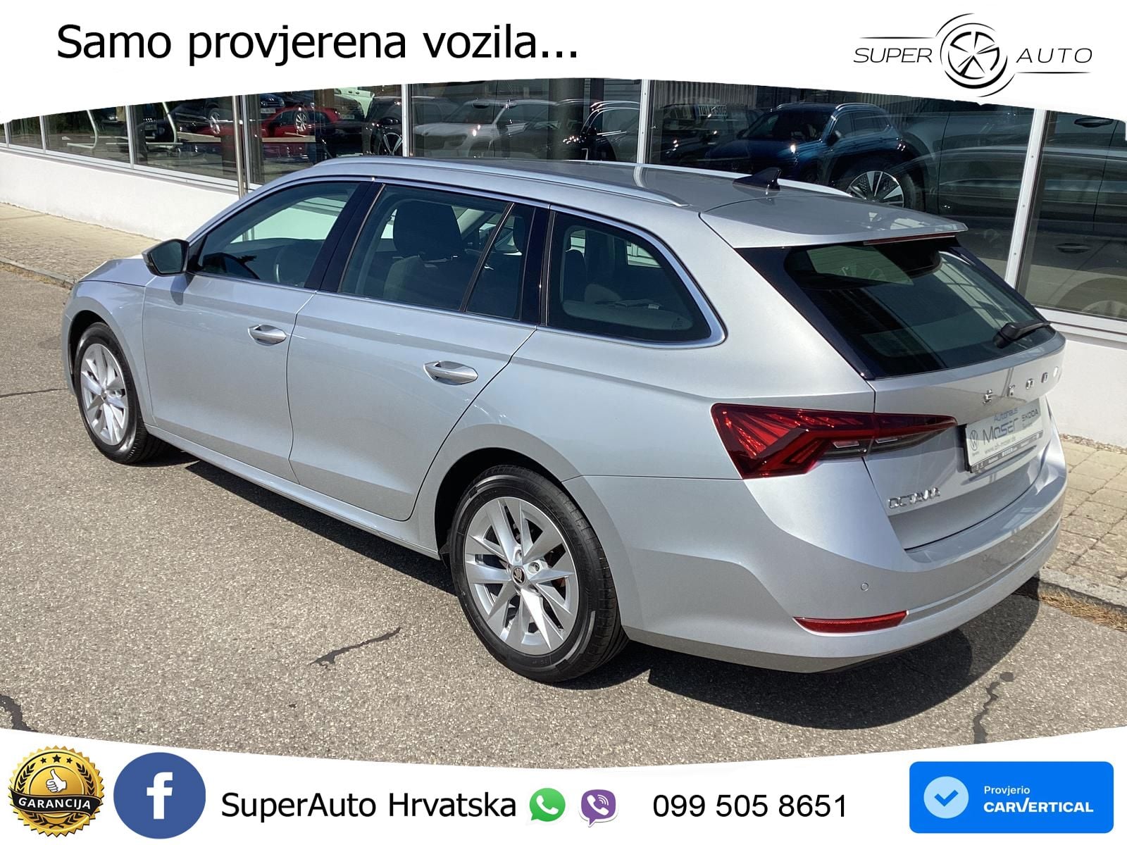 Škoda Octavia Combi 2.0 TDI (150 KS) DSG LED+GR SJED+ACC